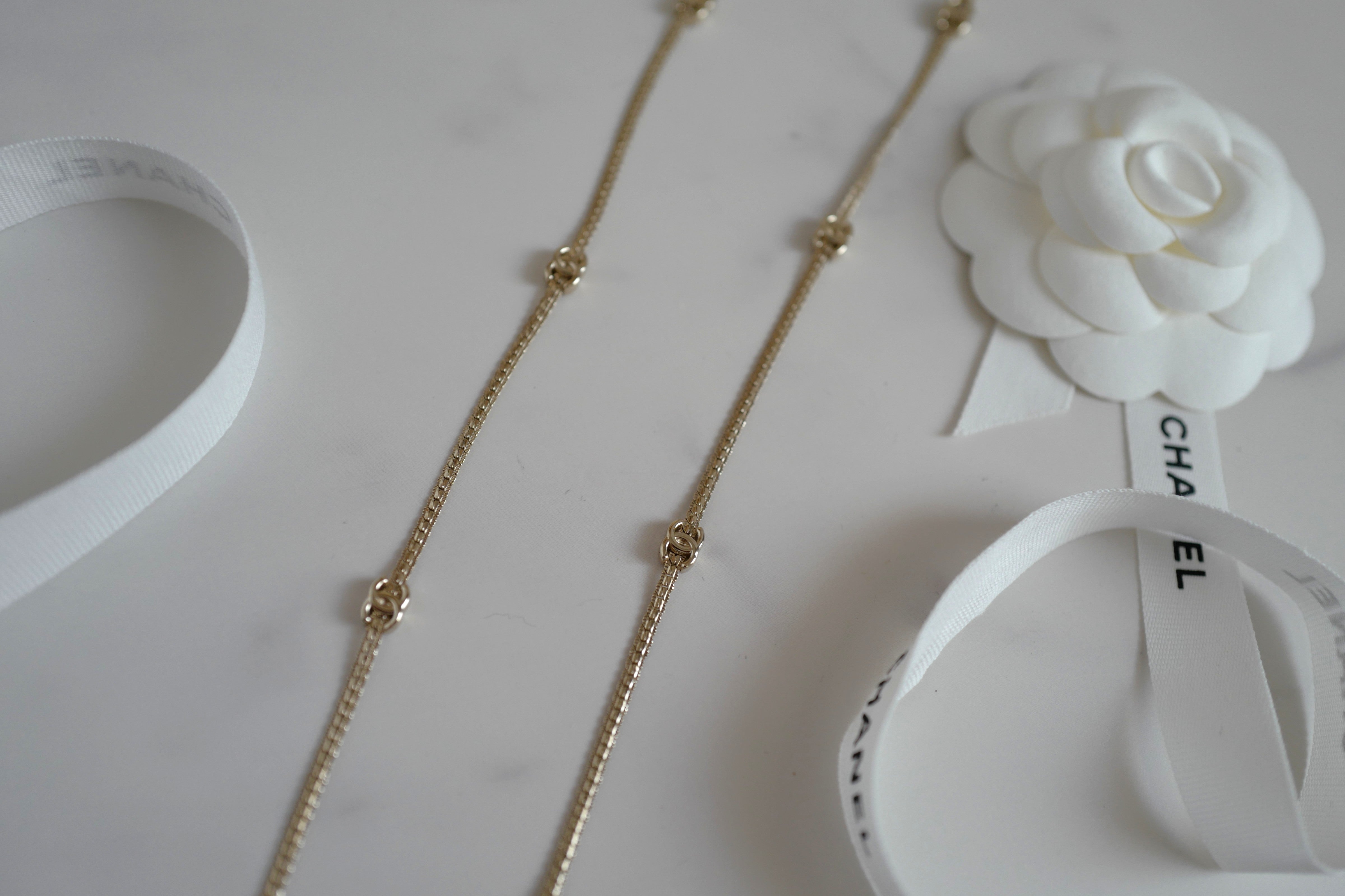 NEW Chanel FW 2024/25 Collection Chain Belt CC Size 75/Long Necklace In Gold