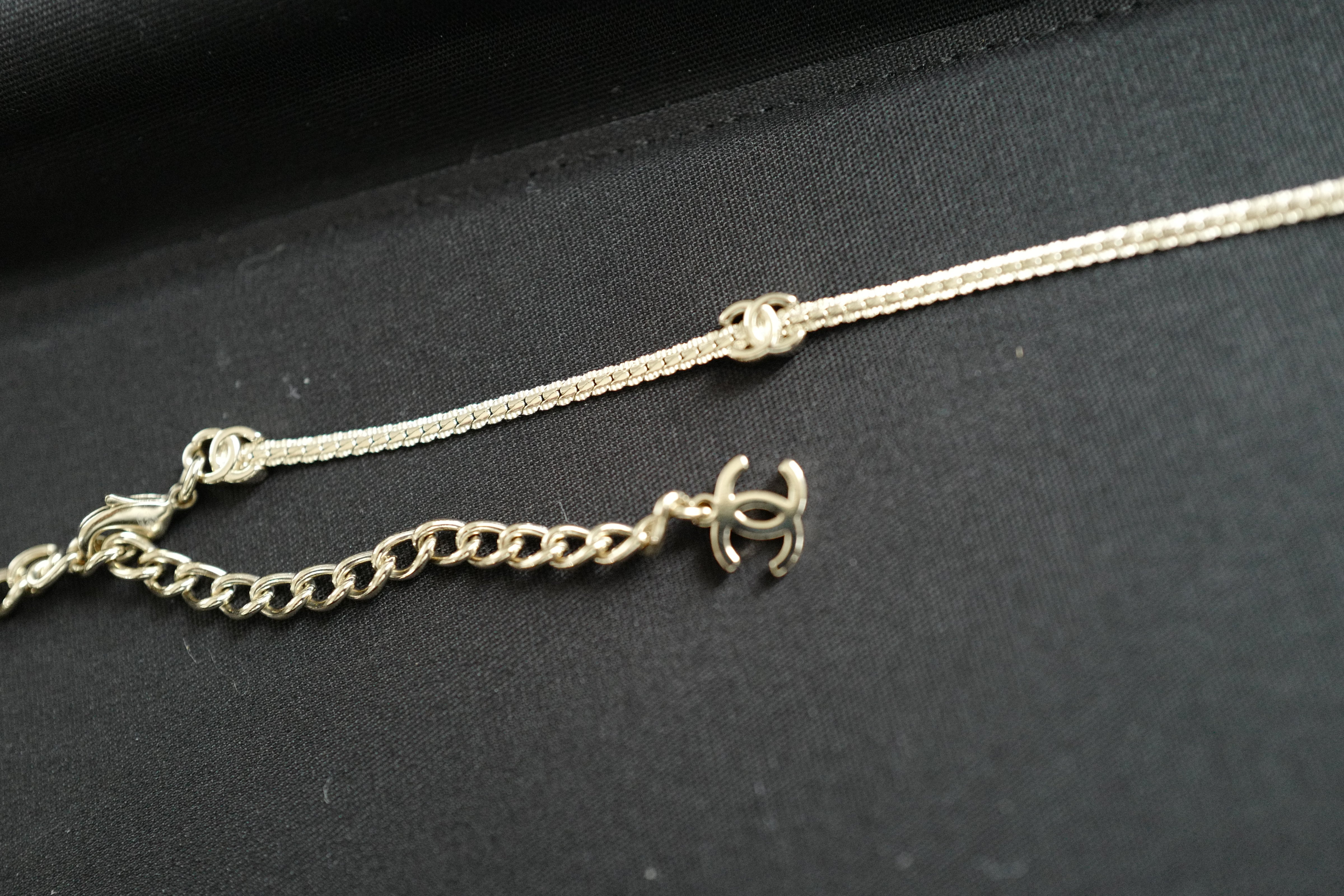 NEW Chanel FW 2024/25 Collection Chain Belt CC Size 75/Long Necklace In Gold