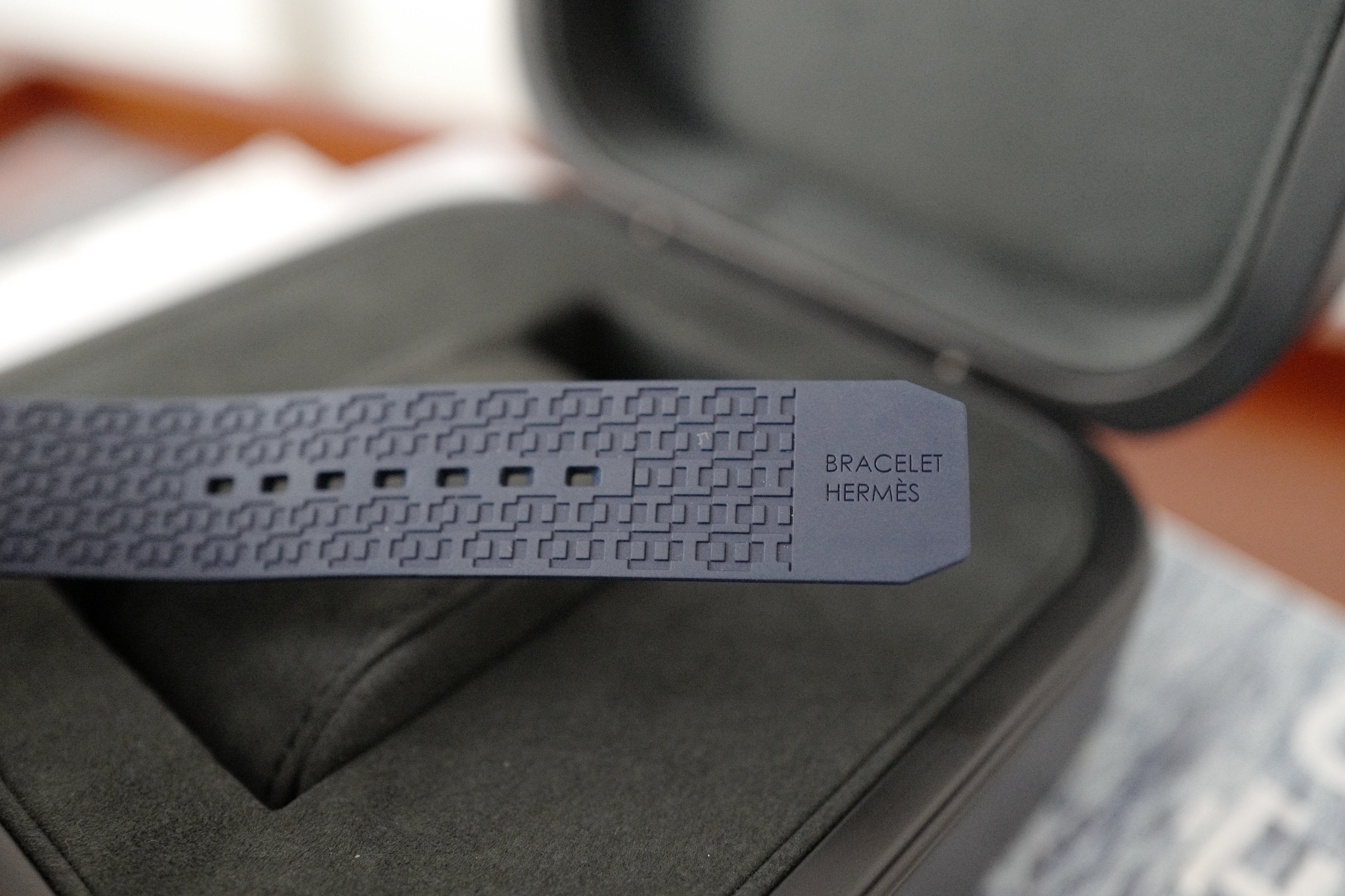 BNIB Hermes H08 Watch 42 MM In Titanium-Blue Edition Over $8K Retail