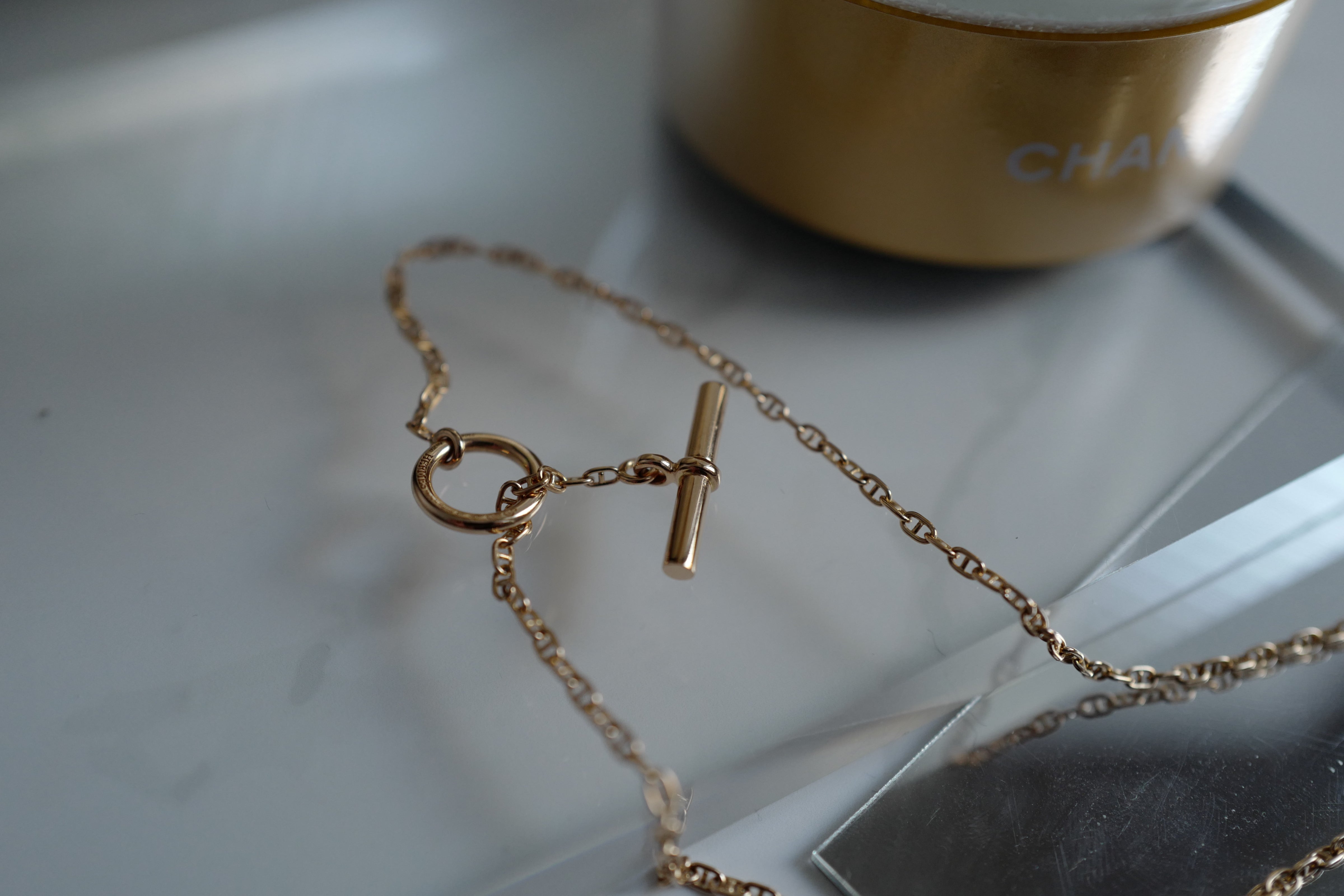 BNIB Hermes Necklace Pendentif Farandole Rose Gold 18K 400 ST Diamonds SH $10K