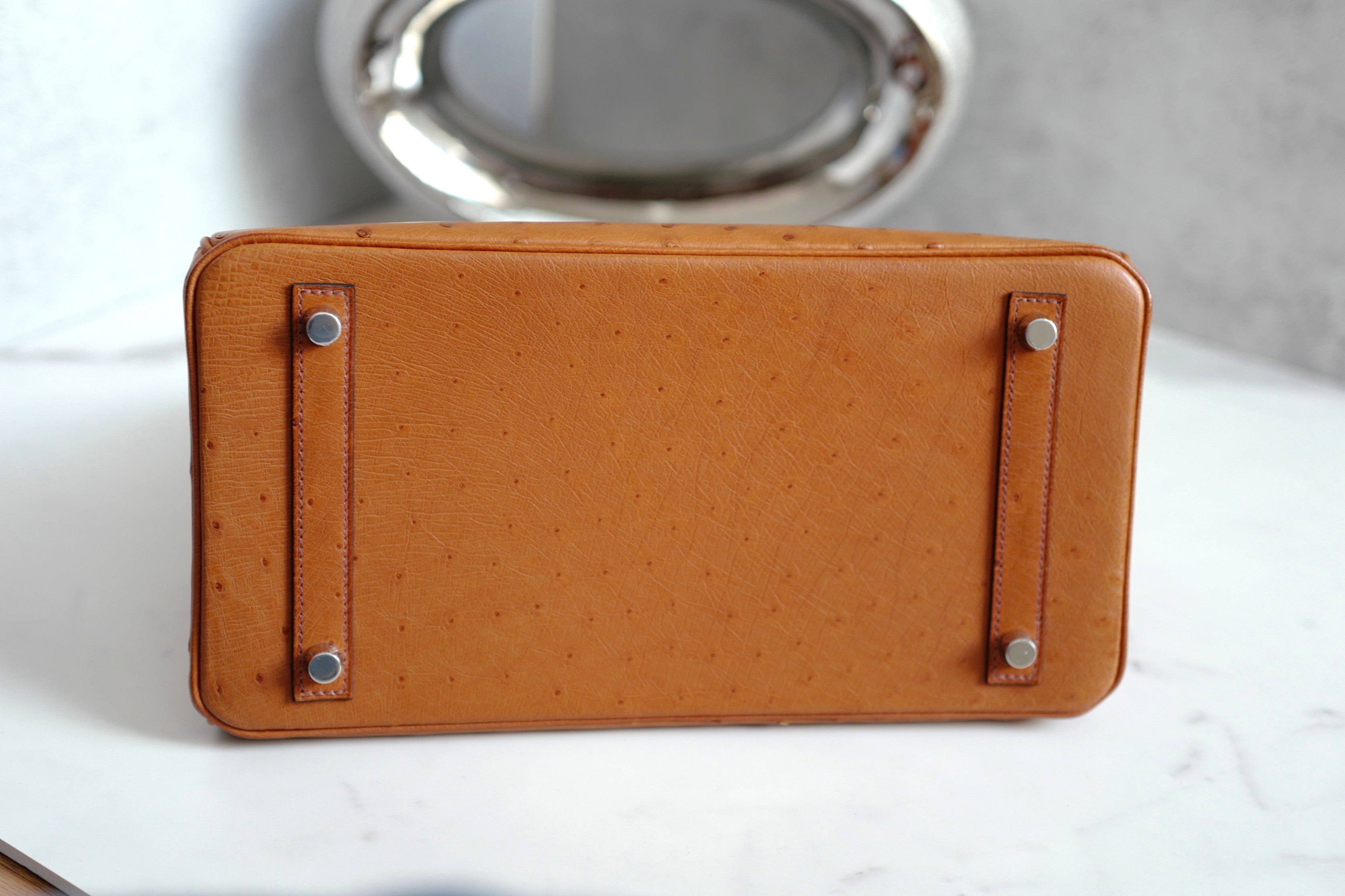 Hermes Birkin 30 Touch Cognac Miel Alligator with Palladium Hardware