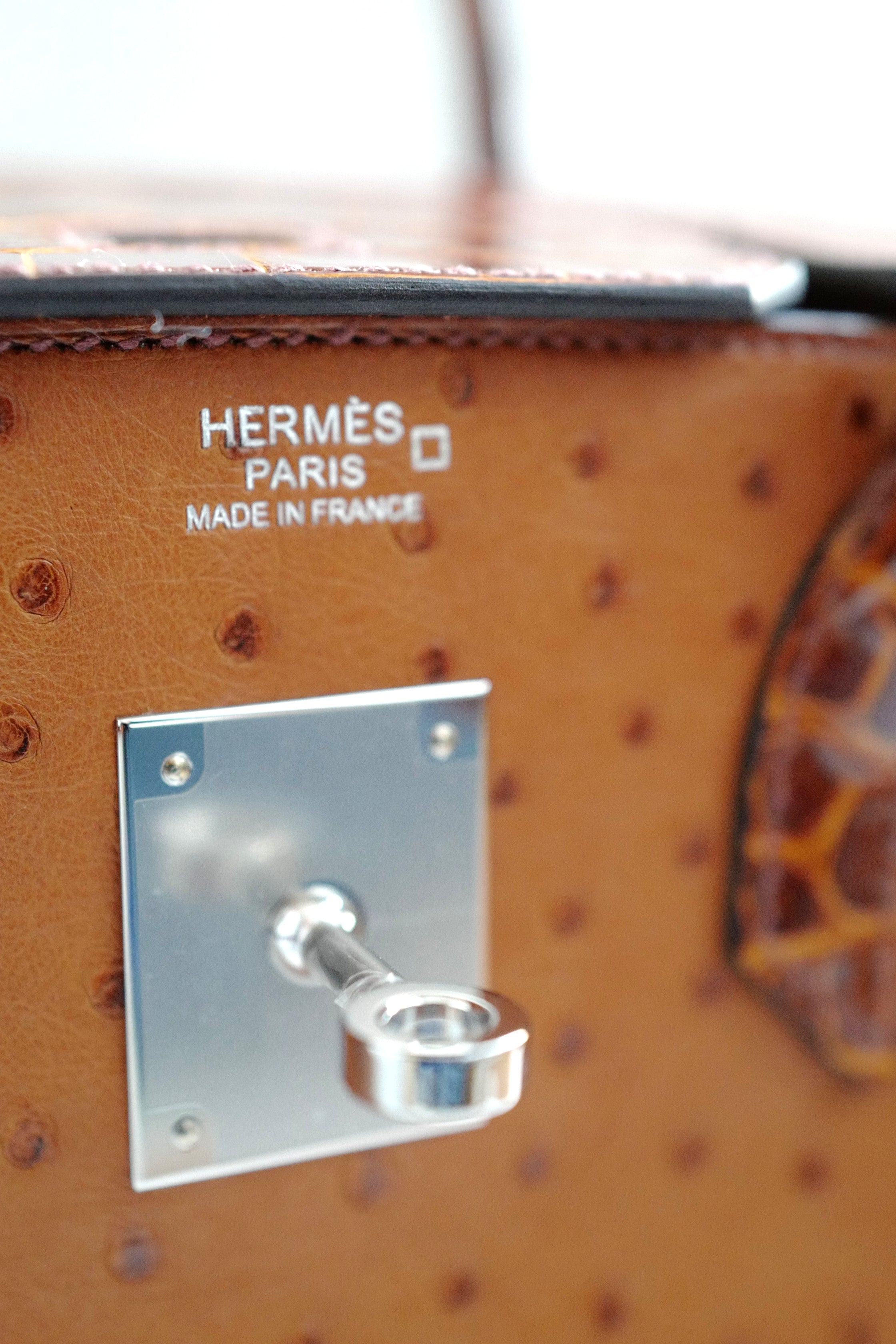 Hermes Birkin 30 Touch Cognac Miel Alligator with Palladium Hardware