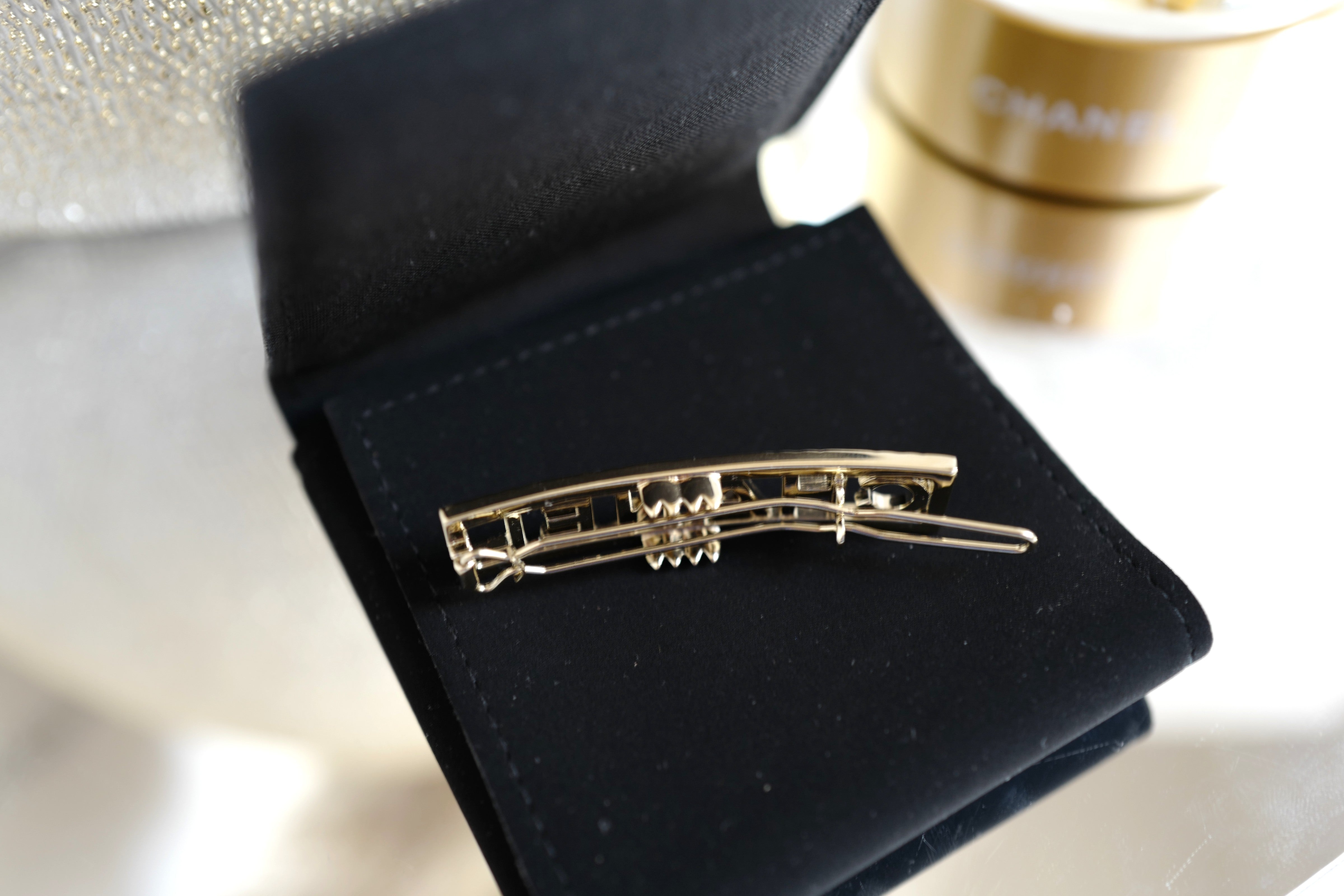 BNIB CHANEL Gold Barrette – Spring/Summer 2025 Collection 25P