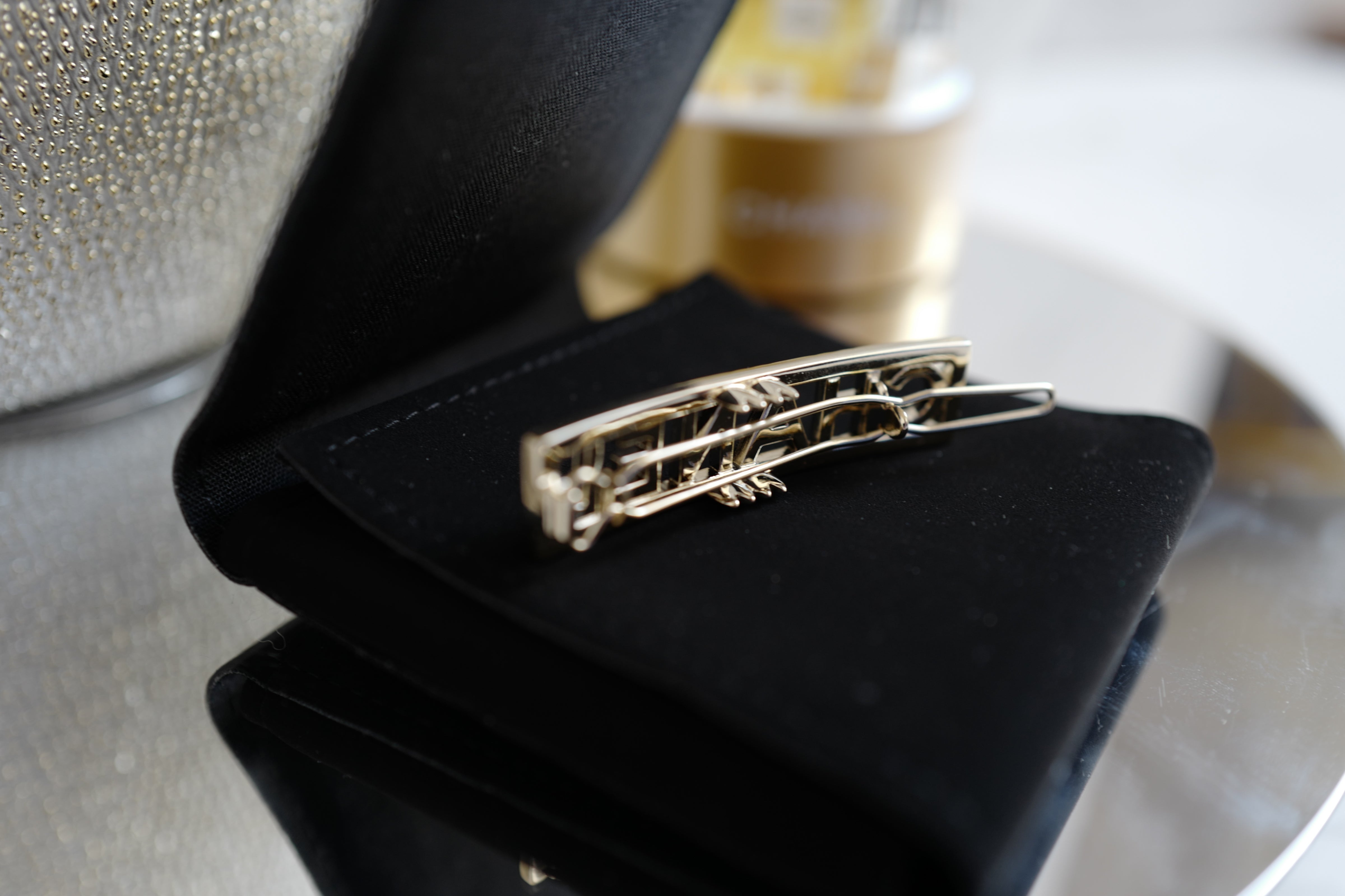 BNIB CHANEL Gold Barrette – Spring/Summer 2025 Collection 25P