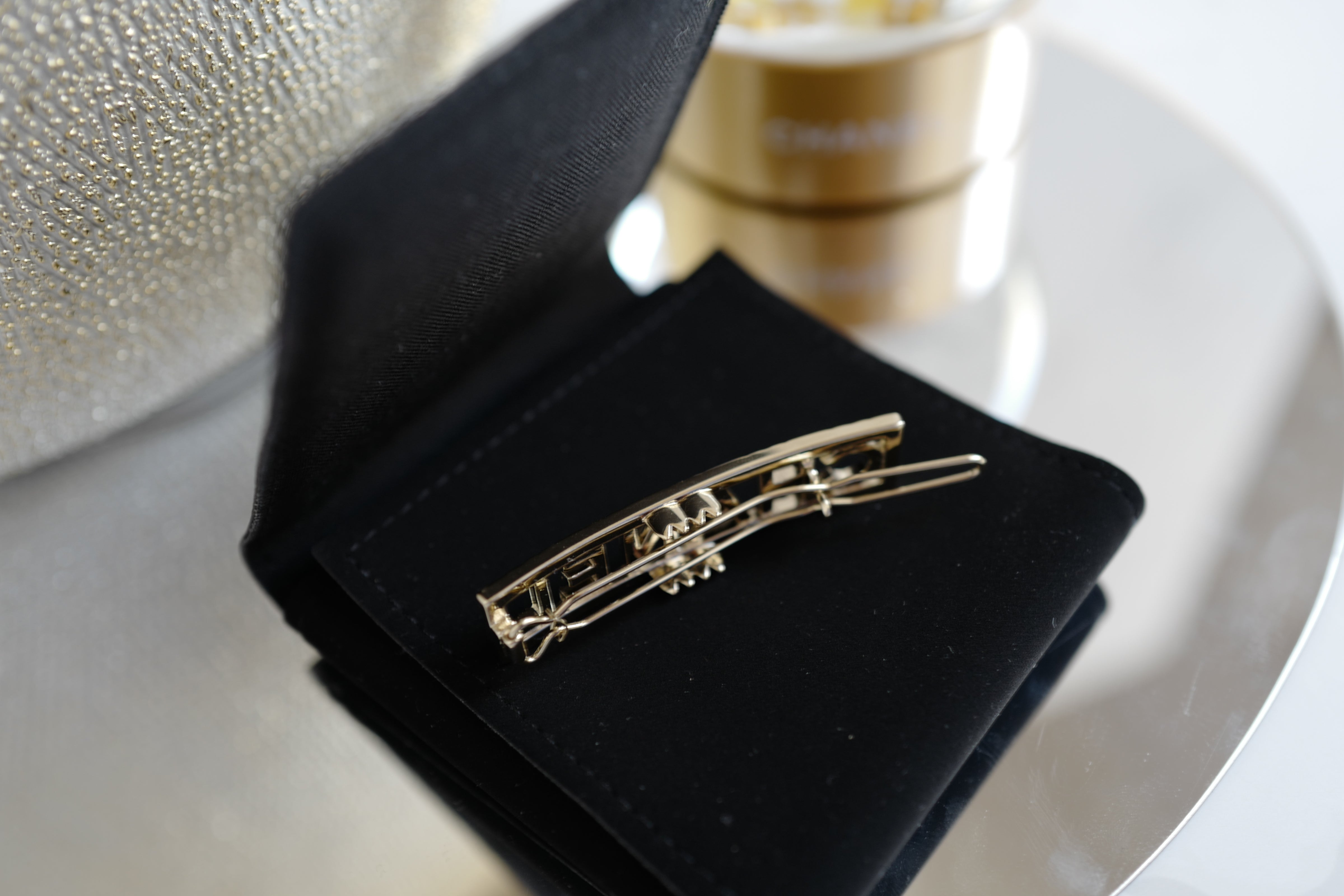 BNIB CHANEL Gold Barrette – Spring/Summer 2025 Collection 25P