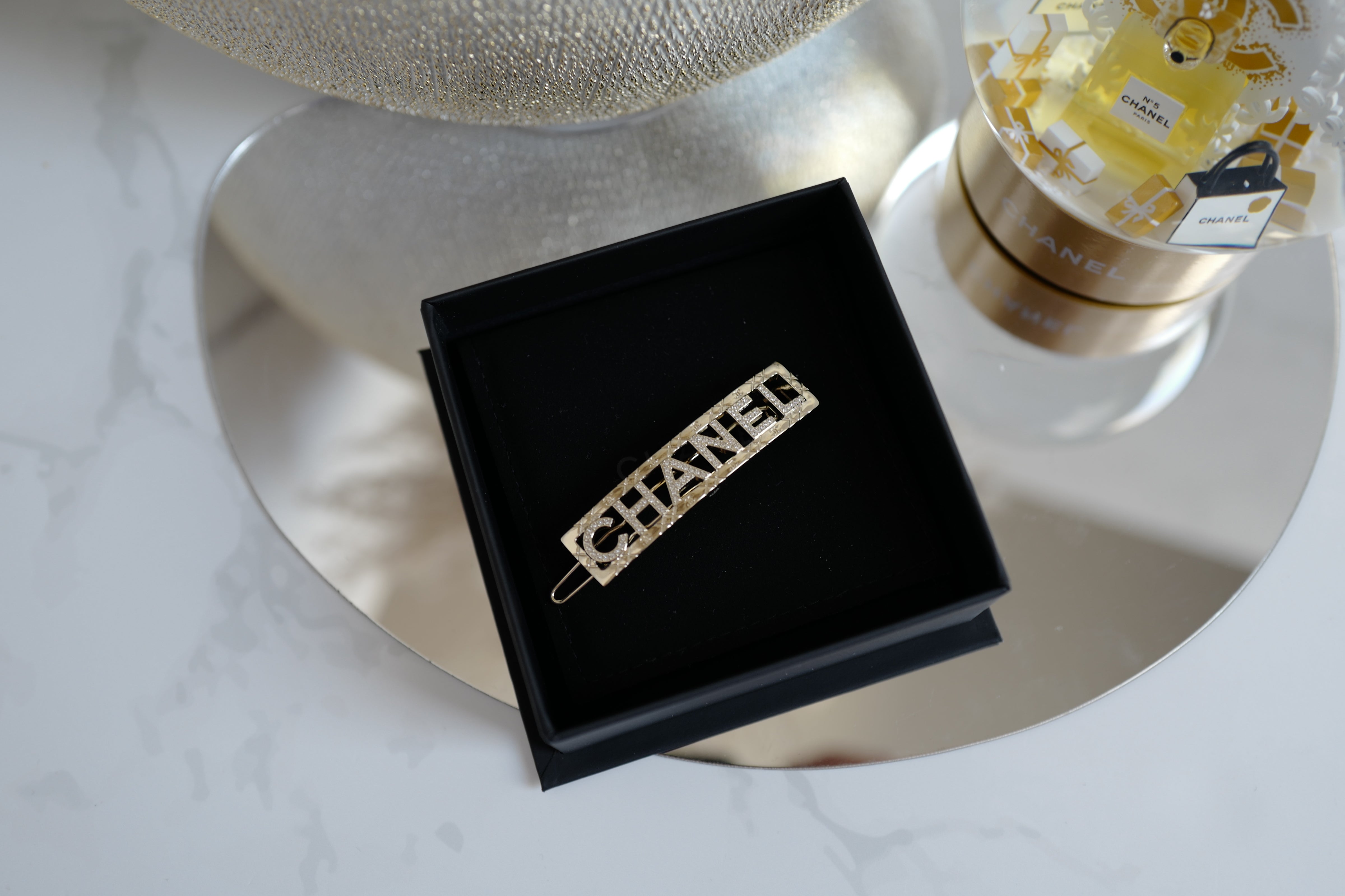 BNIB CHANEL Gold Barrette – Spring/Summer 2025 Collection 25P