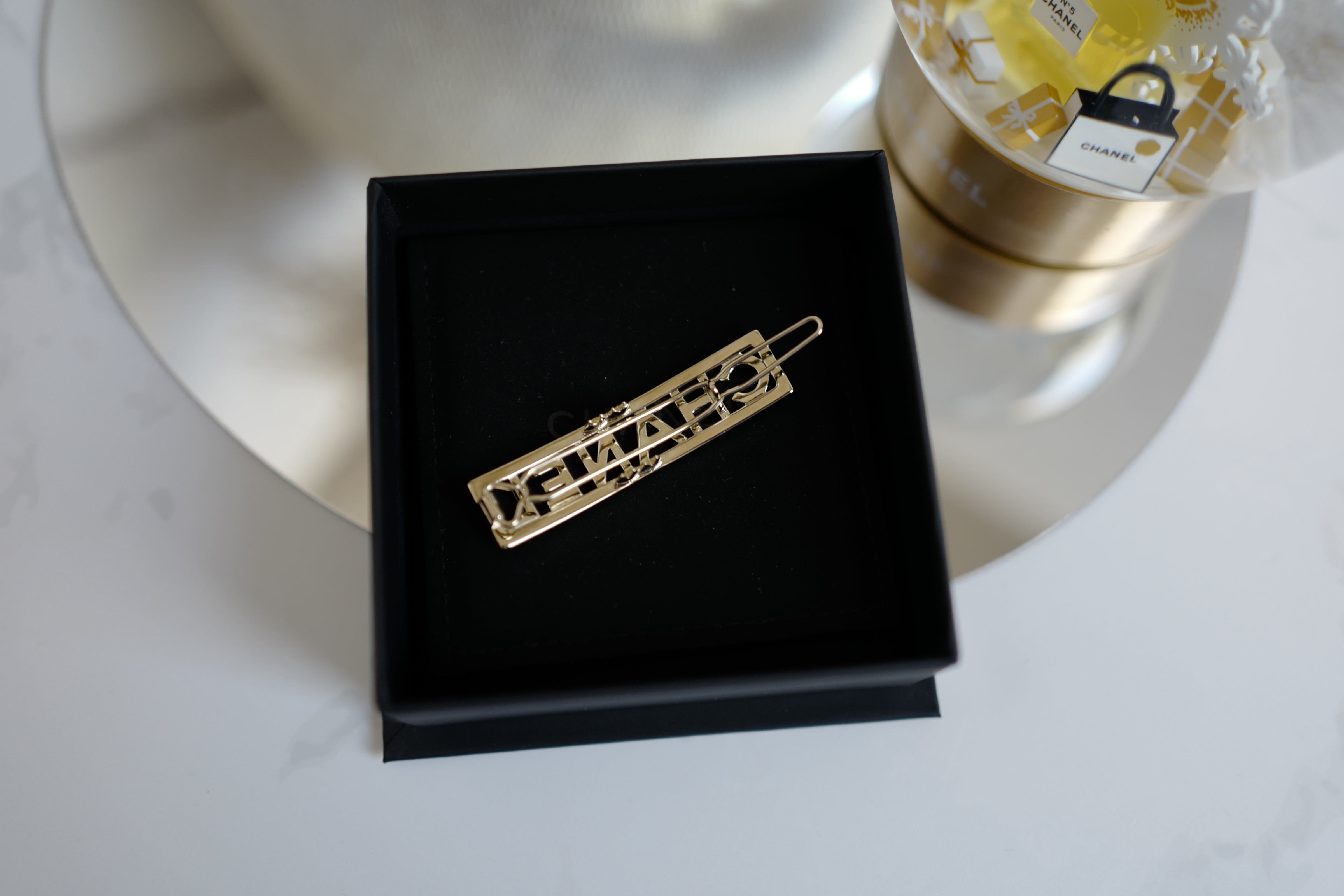BNIB CHANEL Gold Barrette – Spring/Summer 2025 Collection 25P