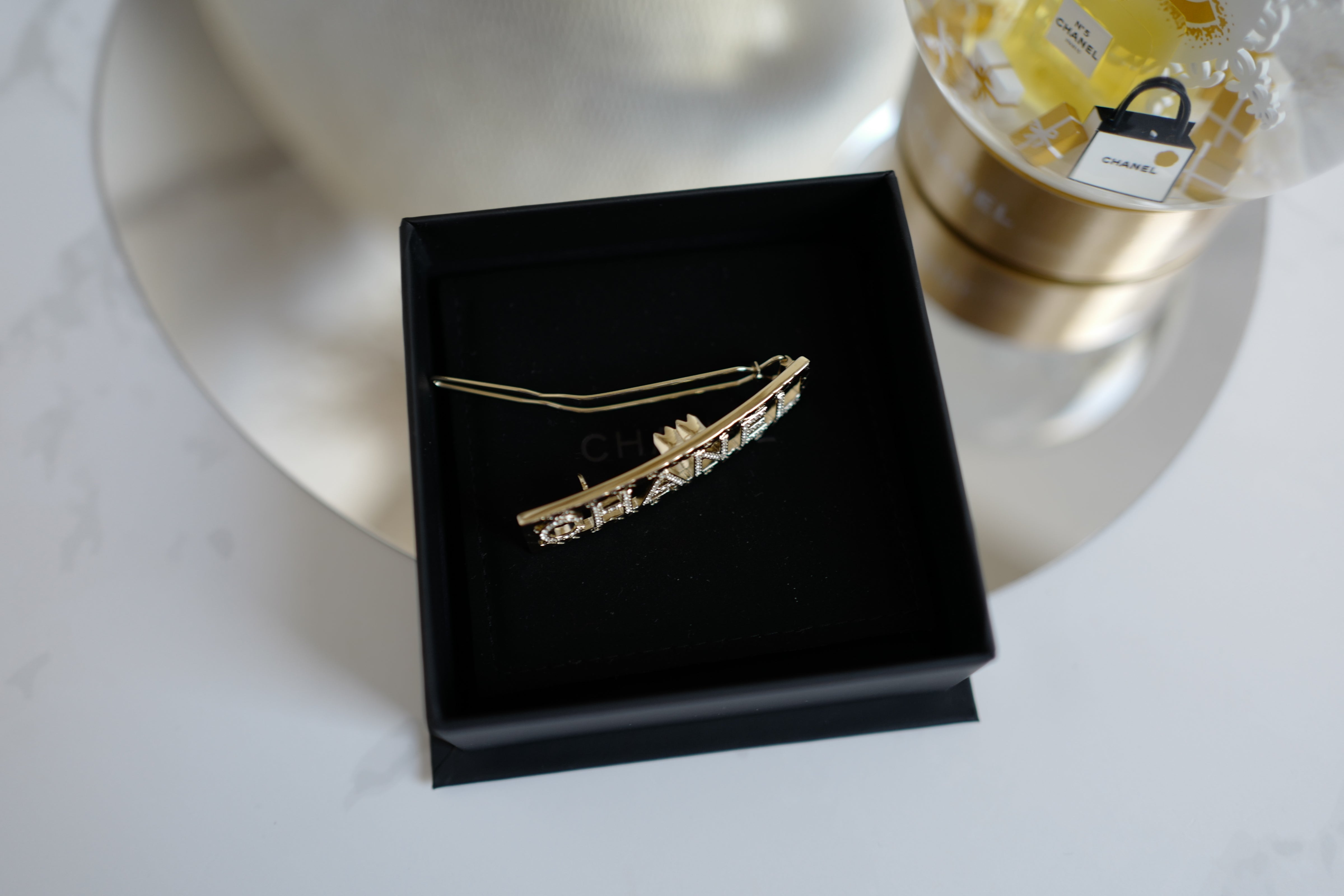 BNIB CHANEL Gold Barrette – Spring/Summer 2025 Collection 25P