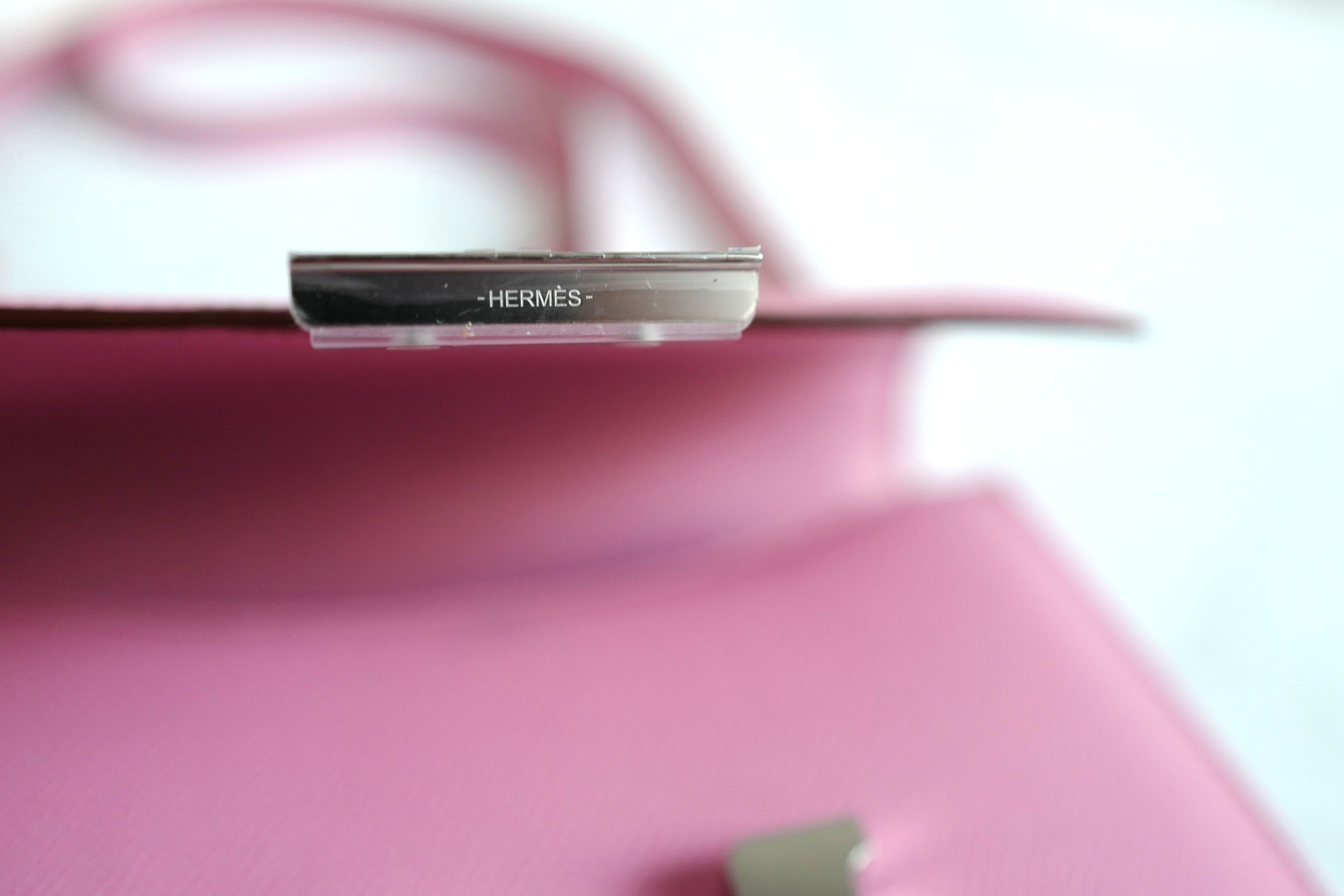 NEW Hermès Mini Constance 18 in 5P Bubblegum Pink Epsom with Palladium HW 2022