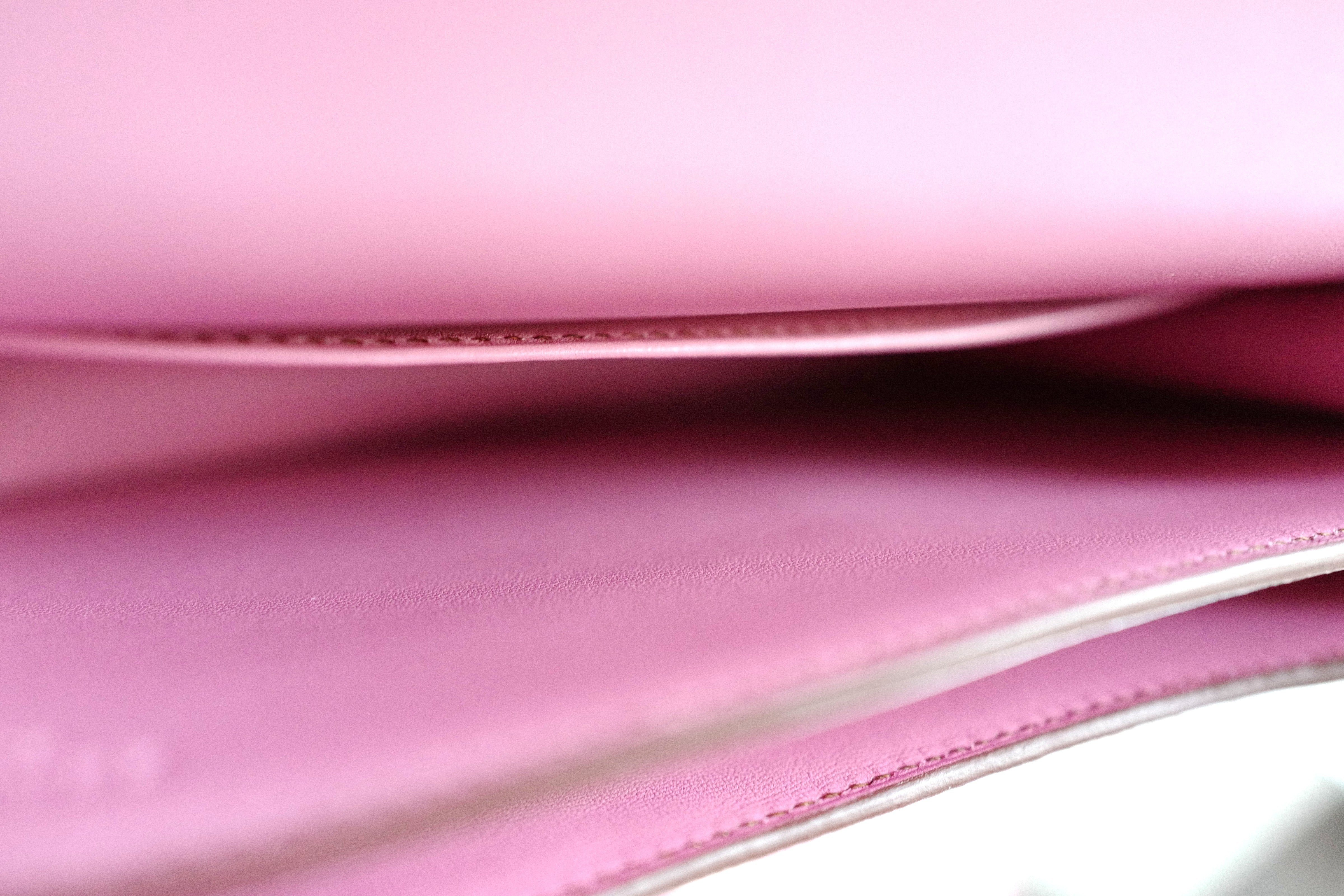 NEW Hermès Mini Constance 18 in 5P Bubblegum Pink Epsom with Palladium HW 2022
