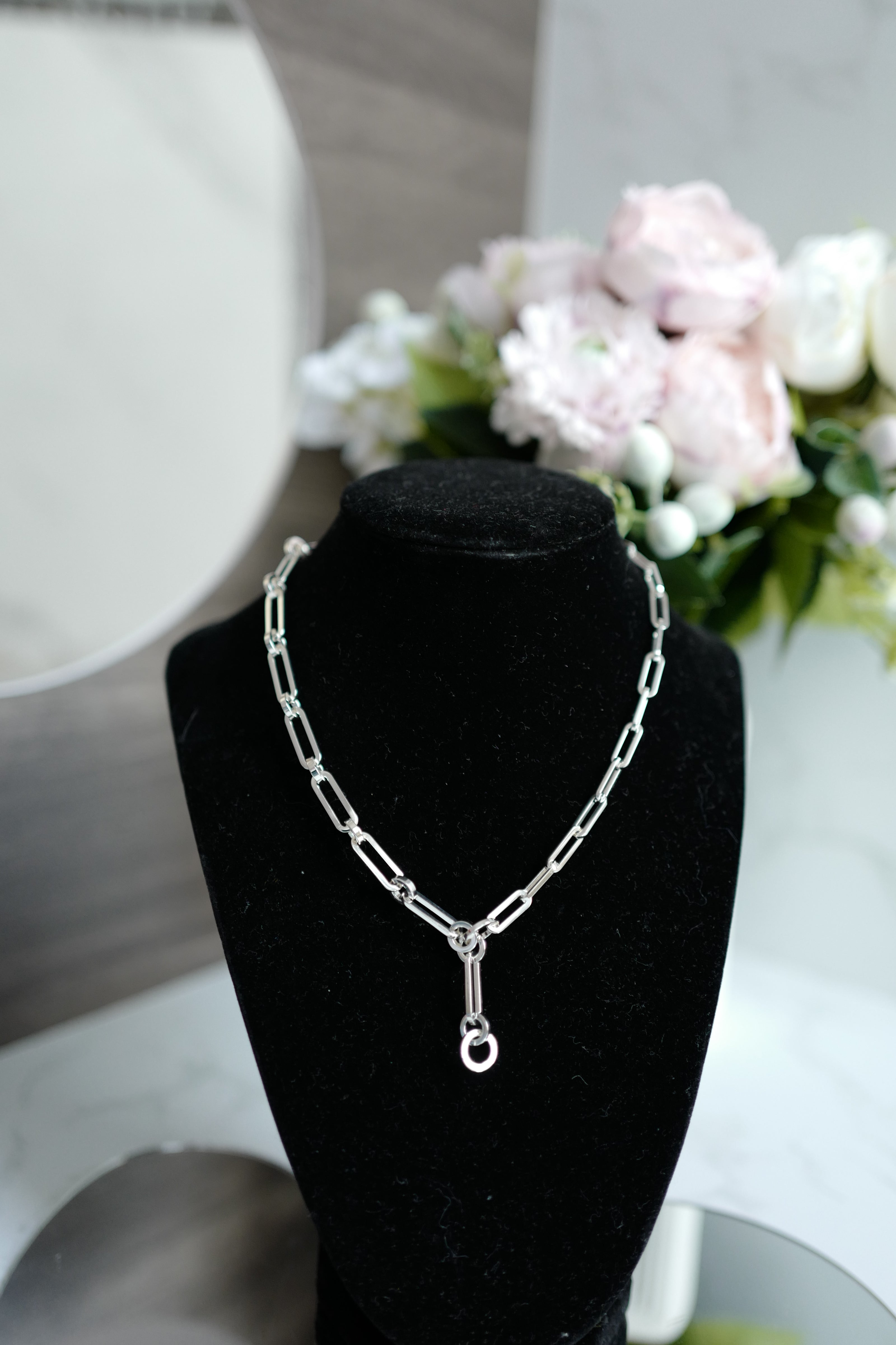 NEW Hermès Kelly Chaine Double Bracelet/Choker in Sterling Silver – Size 17