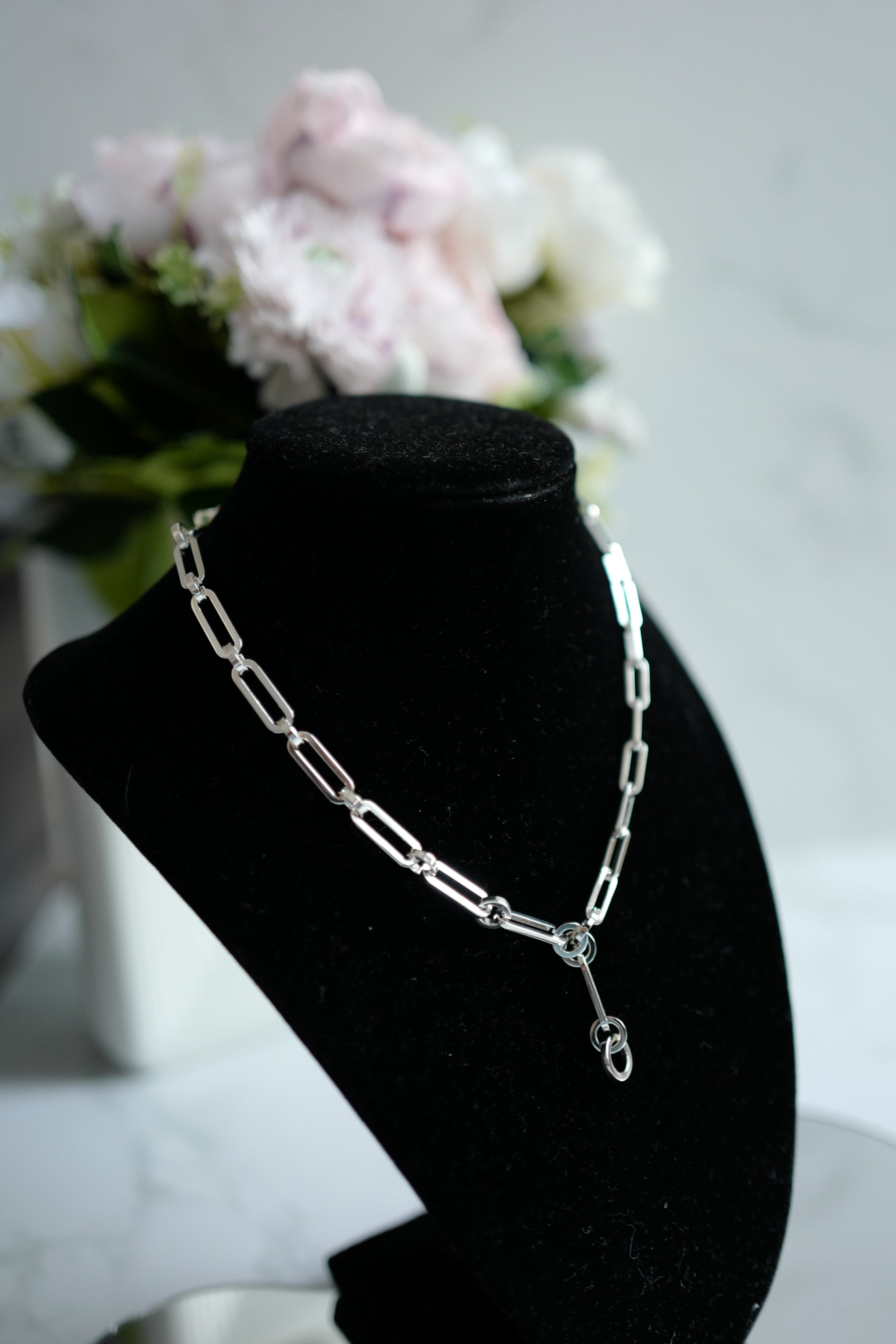 NEW Hermès Kelly Chaine Double Bracelet/Choker in Sterling Silver – Size 17