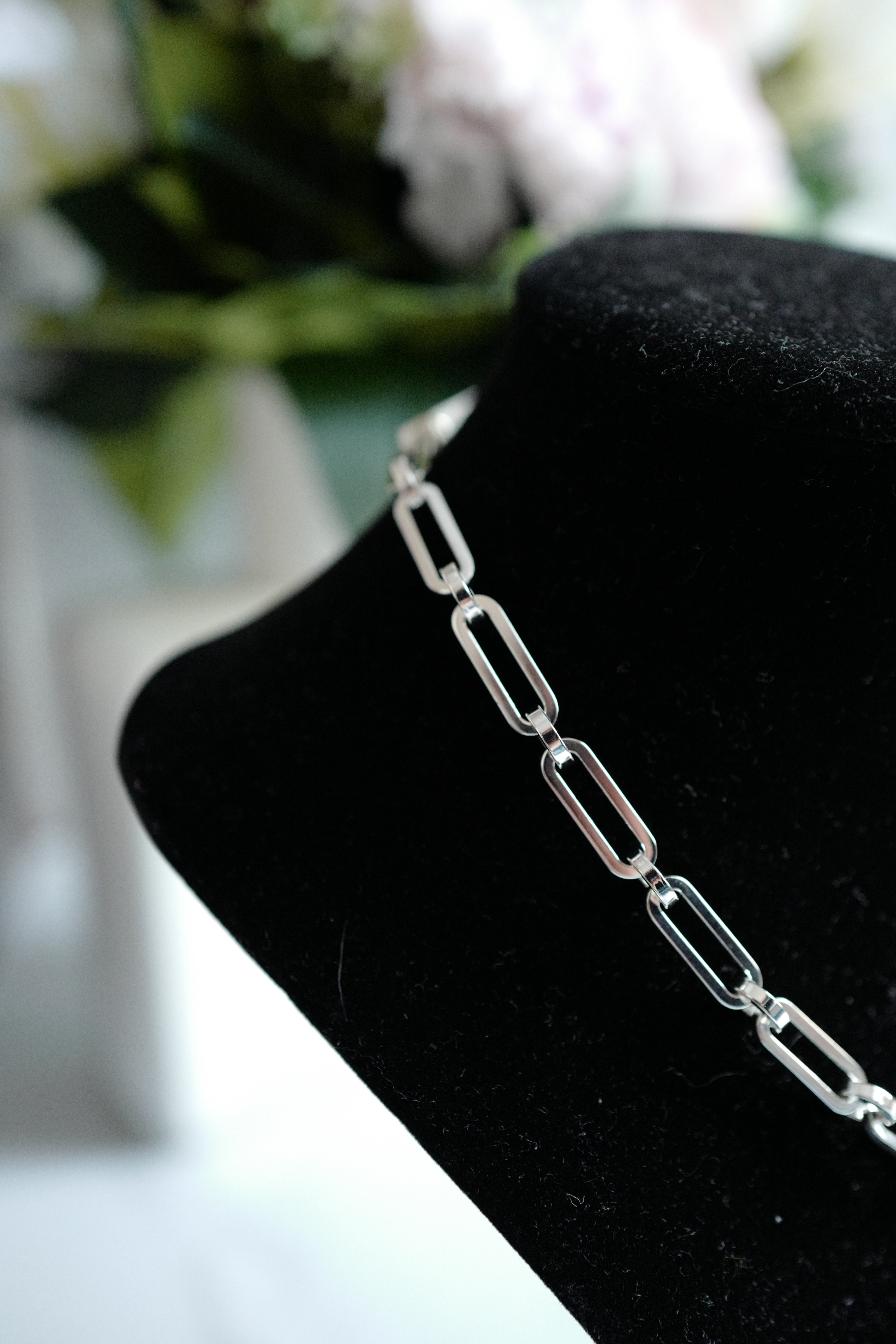 NEW Hermès Kelly Chaine Double Bracelet/Choker in Sterling Silver – Size 17