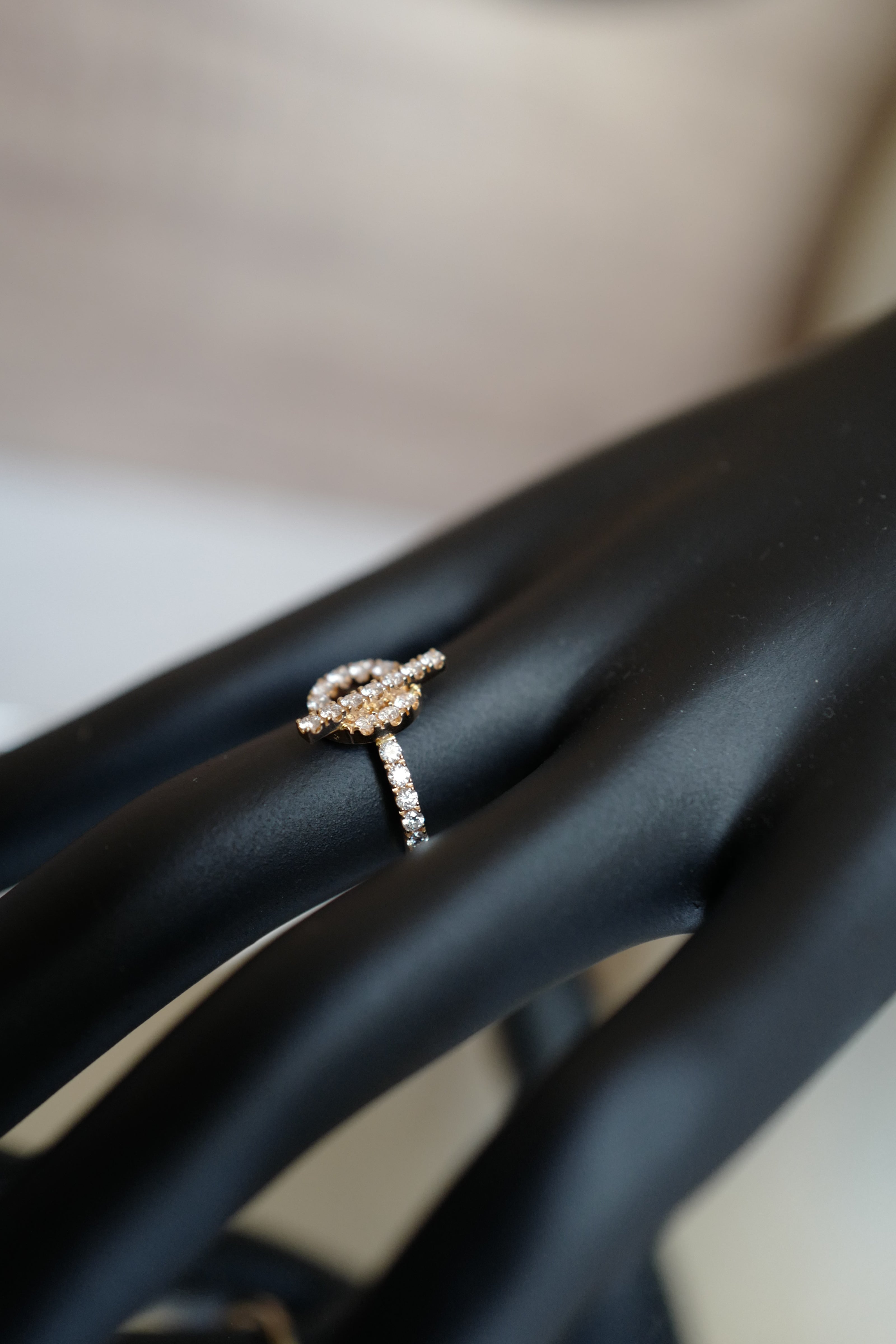 BNIB Hermes Finesse Ring Rose Gold with Diamonds – Size 53 Over $9K Retail