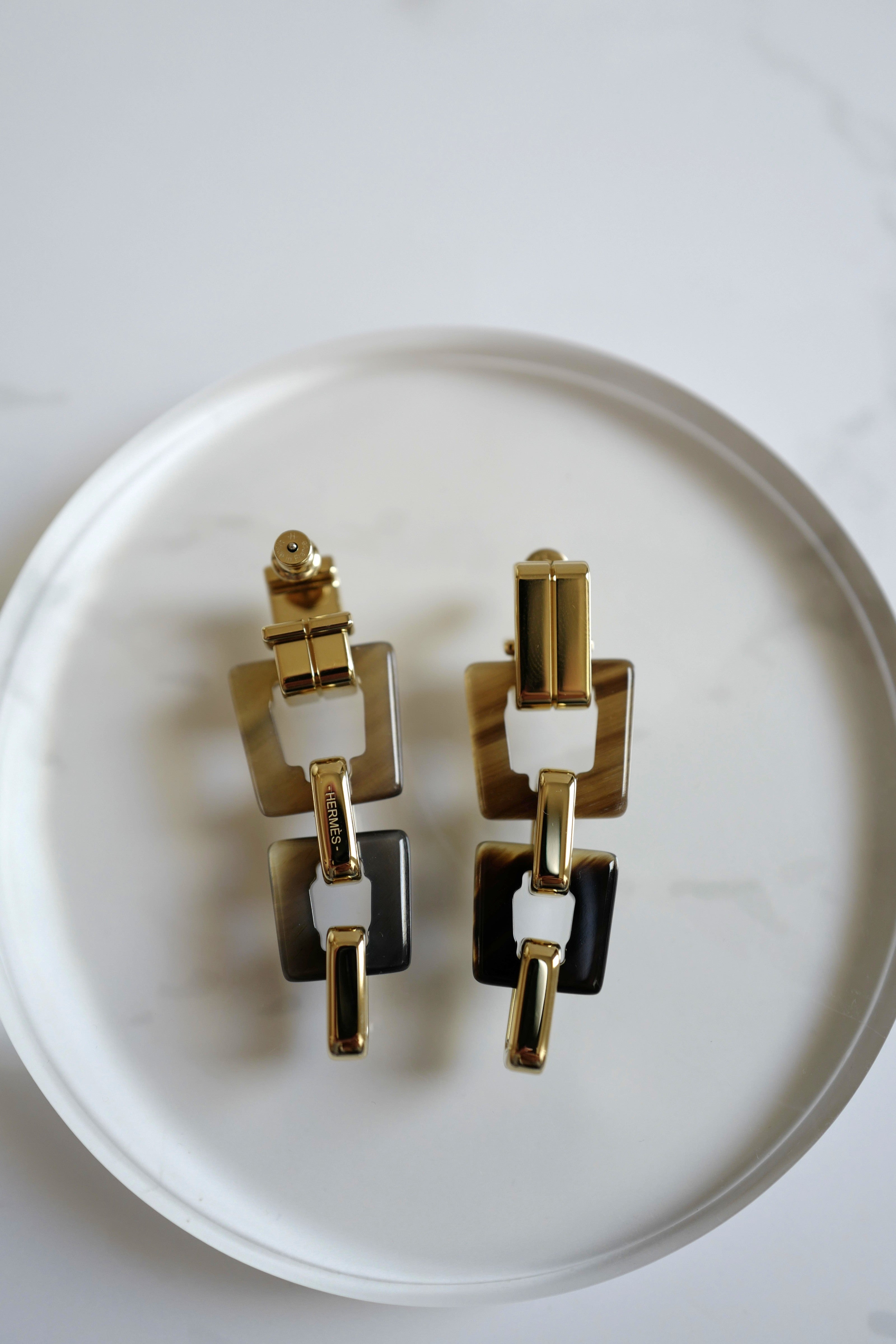 BNIB Hermès Ecuyère Earrings – Small Model $1250 Retail