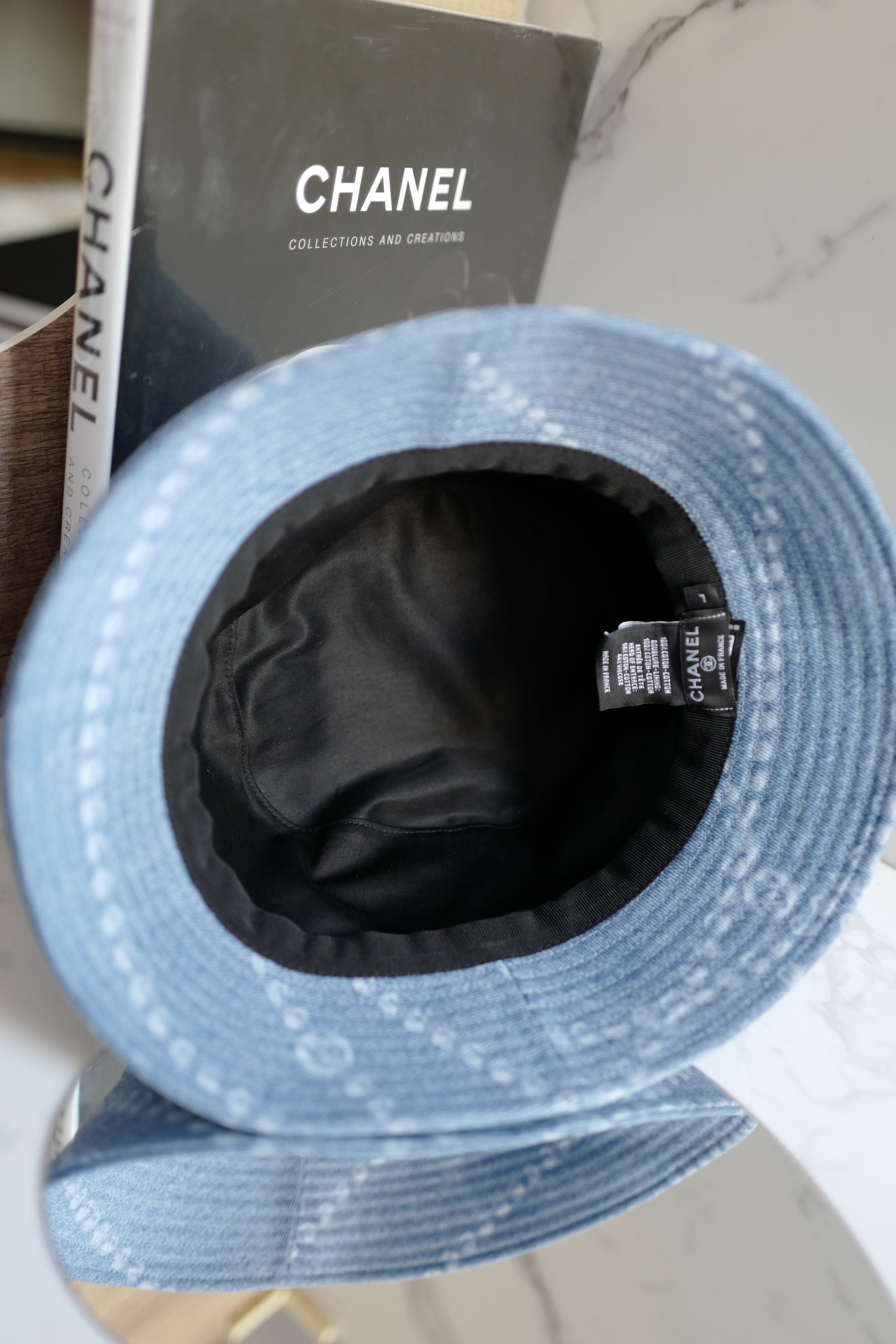 NEW Chanel Cloche Light Denim Bucket Hat – Spring/Summer 2025 Pre-Collection 25P