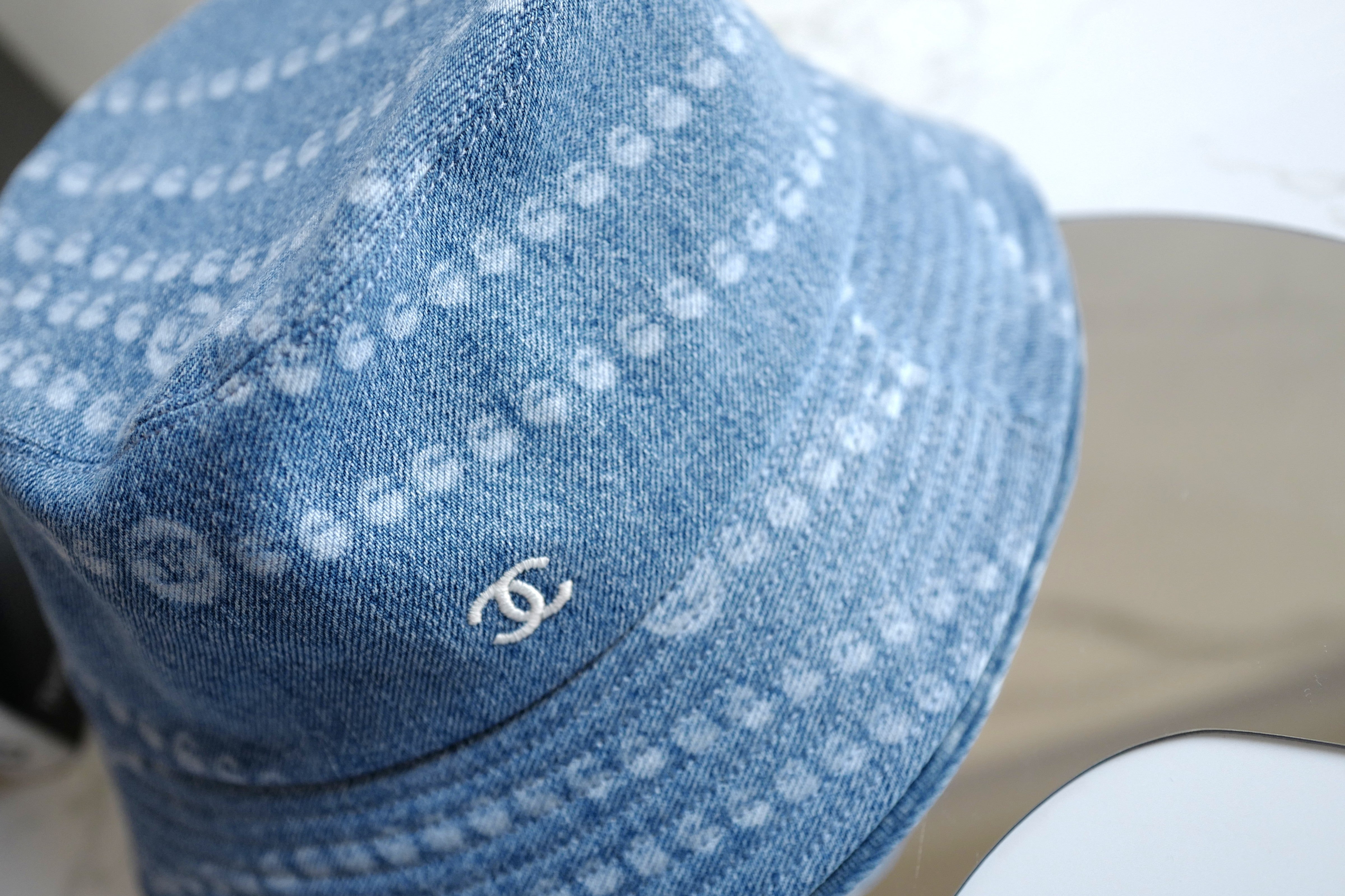 NEW Chanel Cloche Light Denim Bucket Hat – Spring/Summer 2025 Pre-Collection 25P