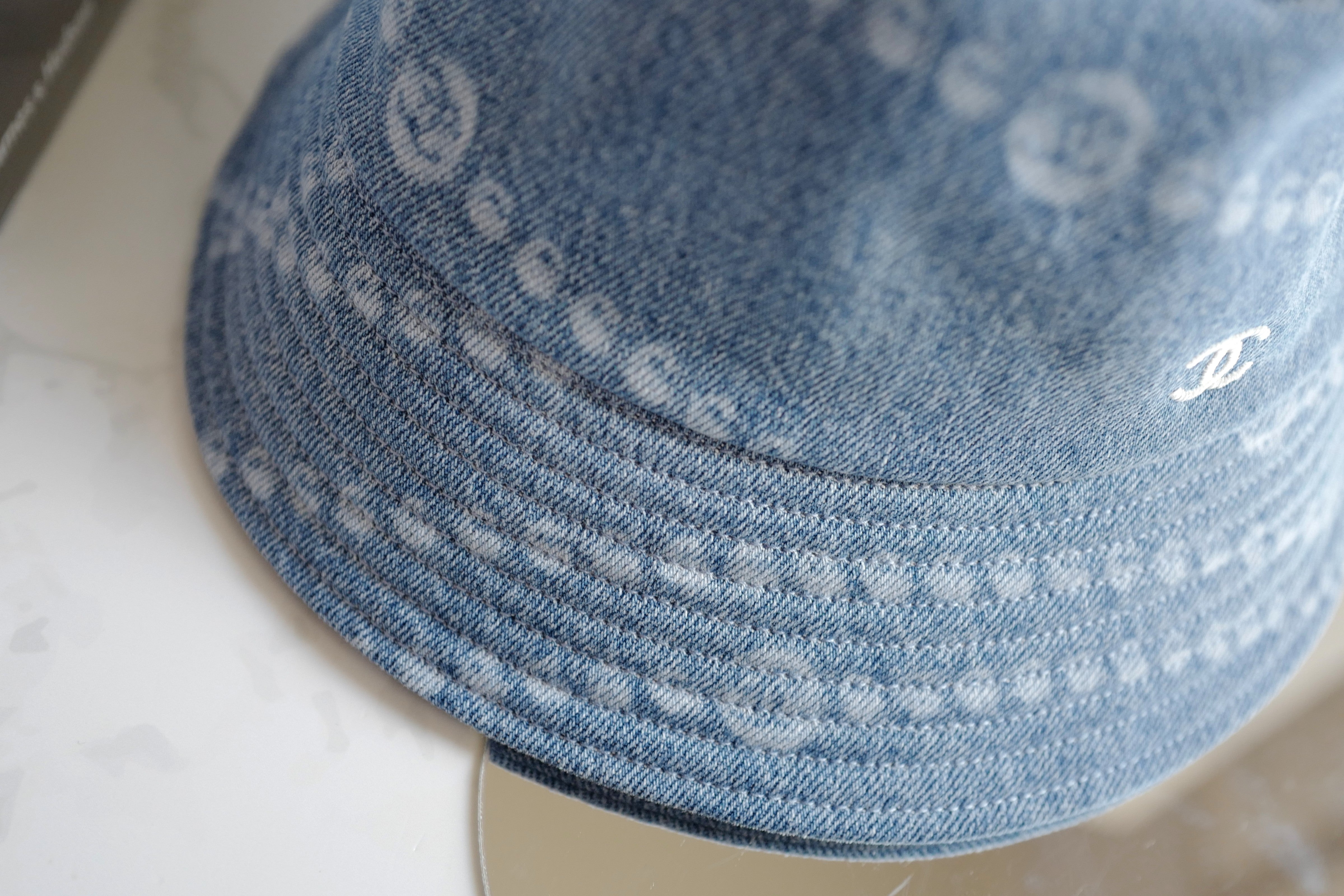 NEW Chanel Cloche Light Denim Bucket Hat – Spring/Summer 2025 Pre-Collection 25P