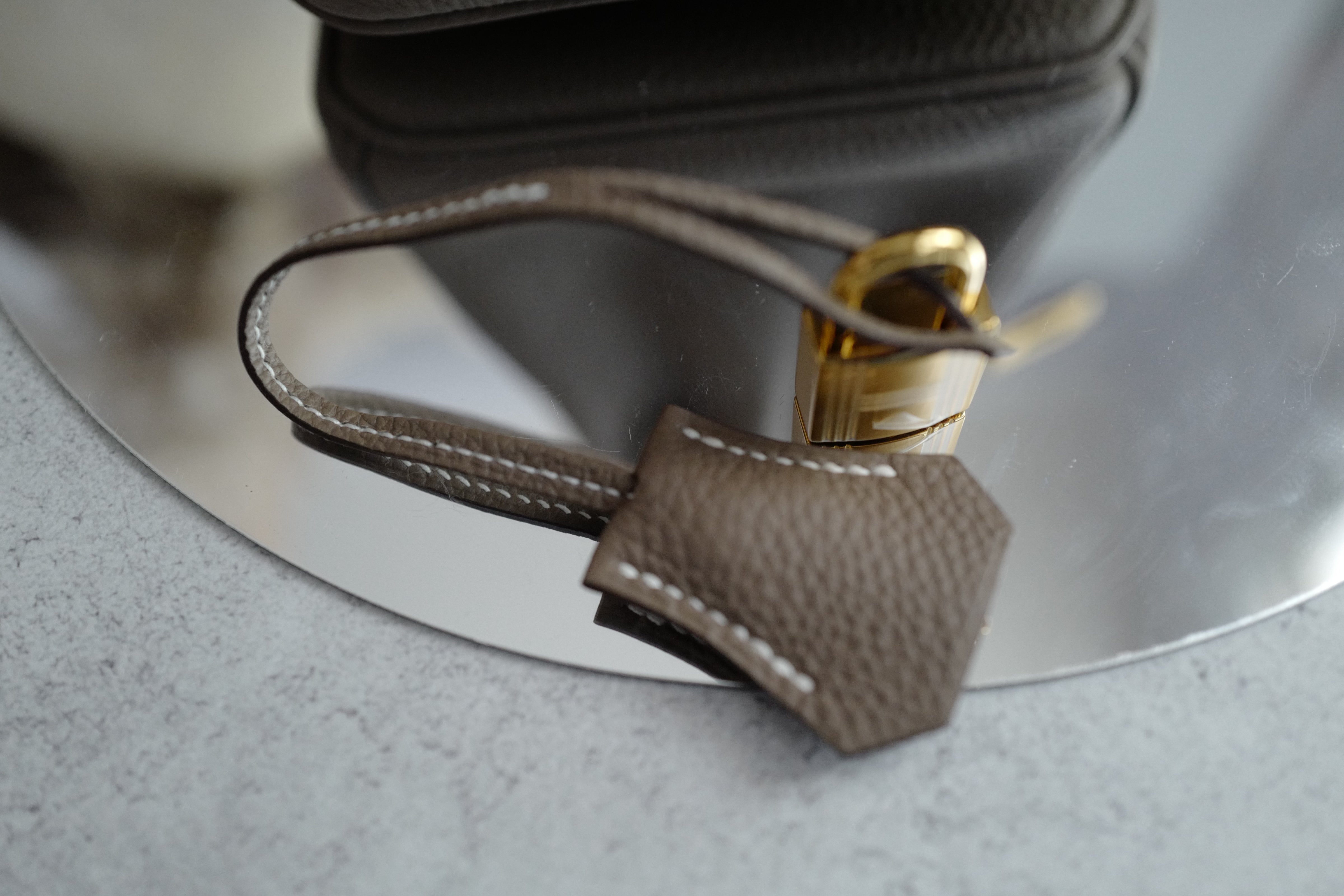 BNIB Hermès Birkin 25 Togo Etoupe Gold Hardware Stamp 2025