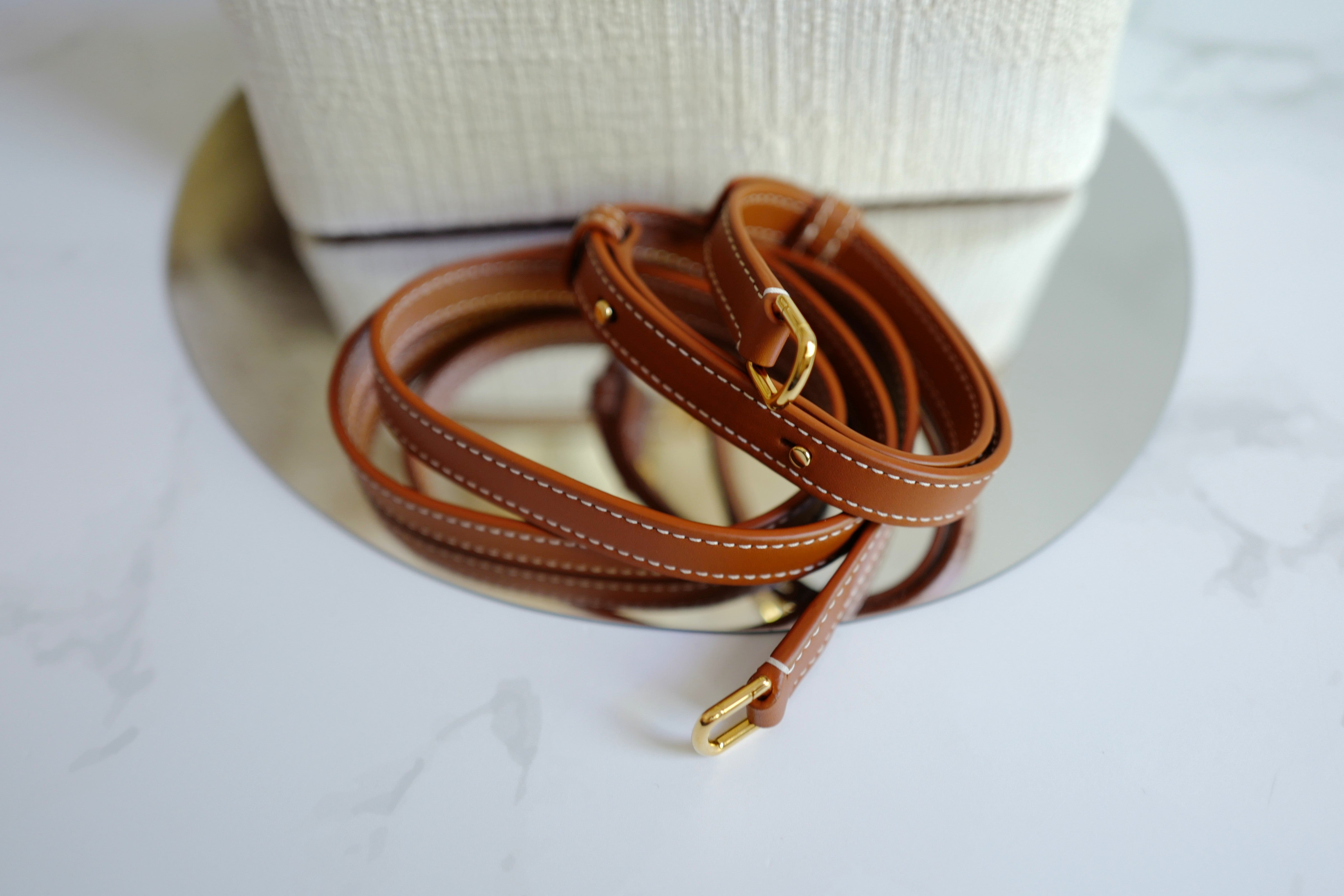 BNIB Loro Piana Extra Pocket L19 in Nougat/Warm Tan/Sun Gold GHW