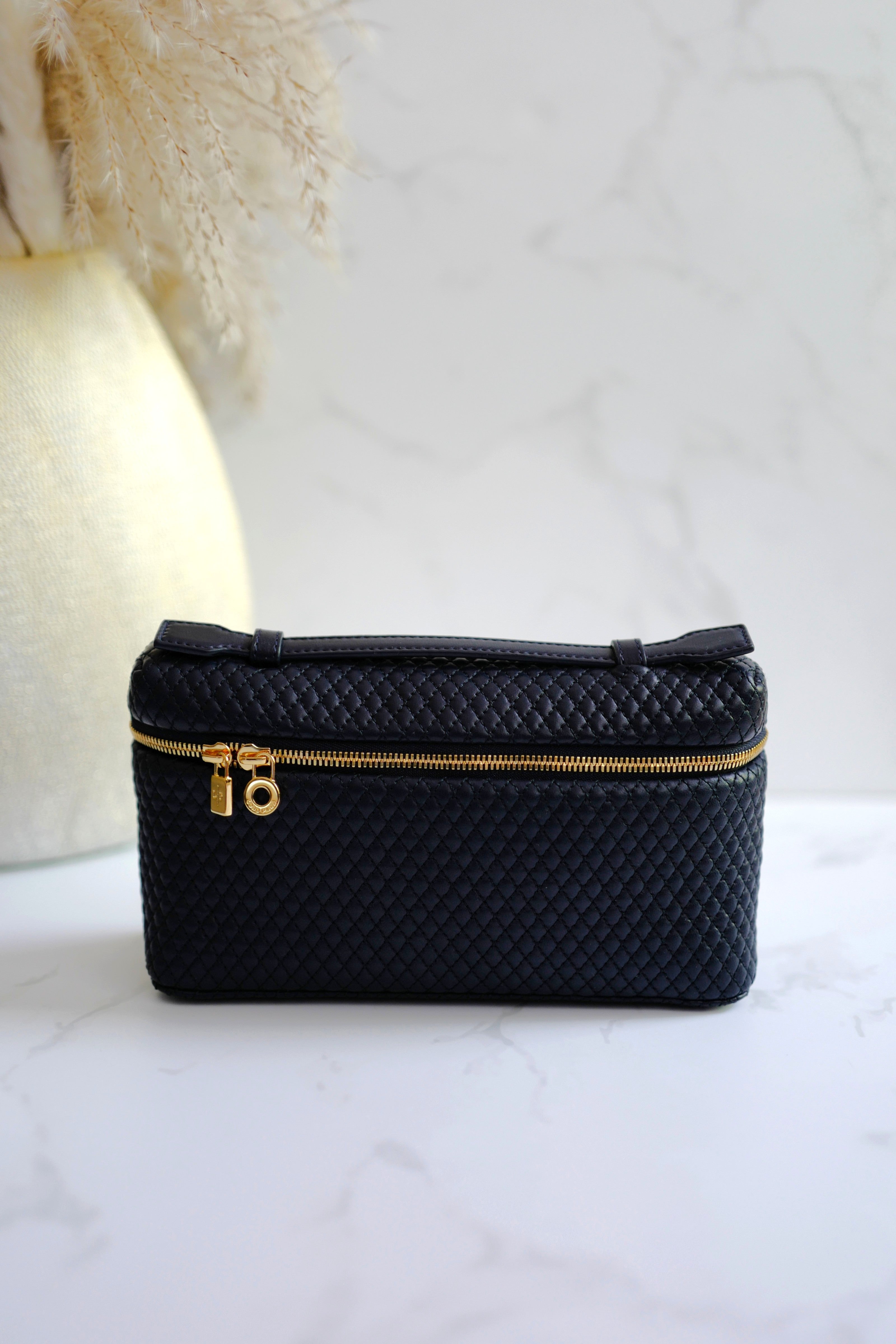 BNIB Loro Piana Extra Pocket L19 Quilted Leather in Blue Navy/Sun Gold GHW 2025
