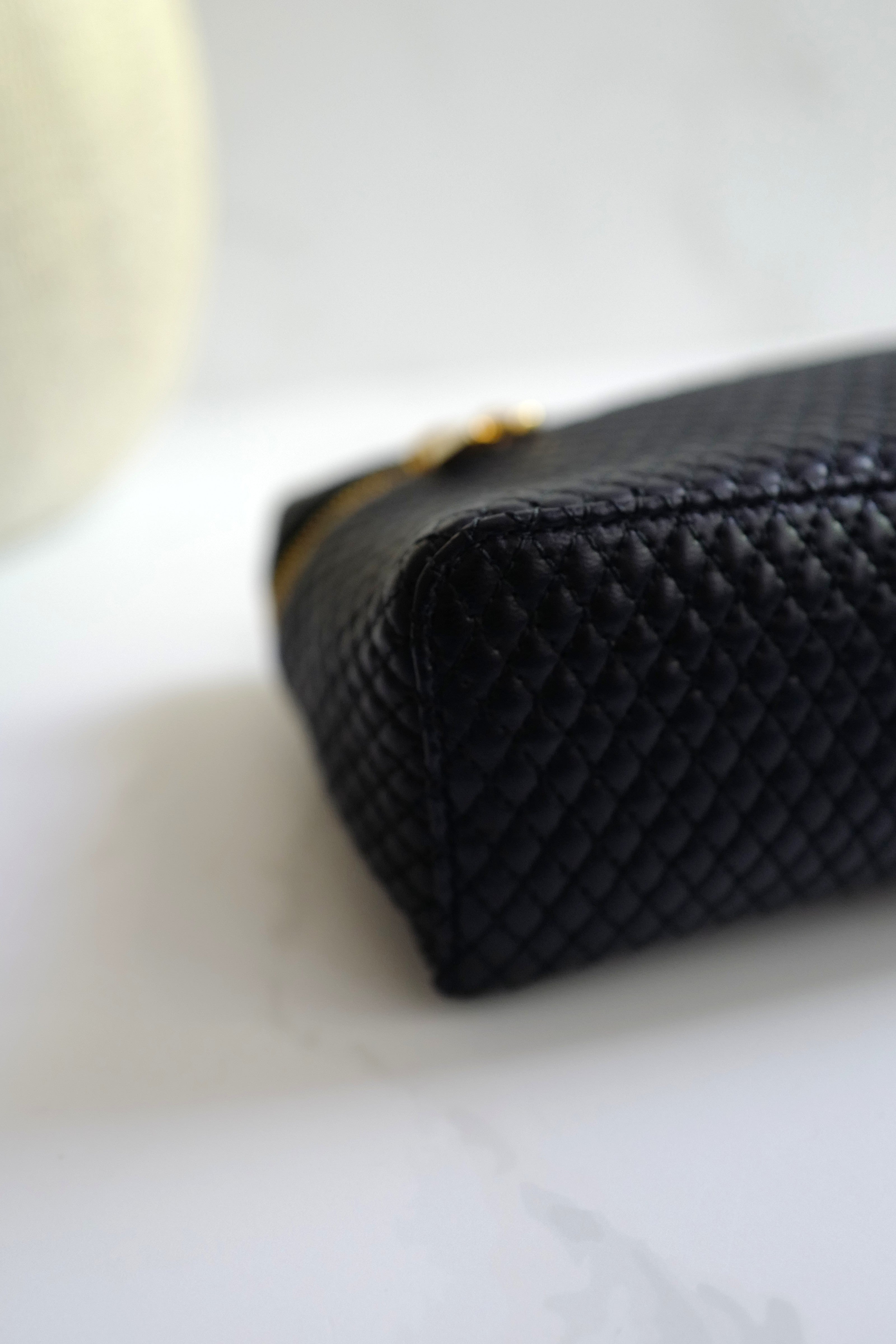 BNIB Loro Piana Extra Pocket L19 Quilted Leather in Blue Navy/Sun Gold GHW 2025