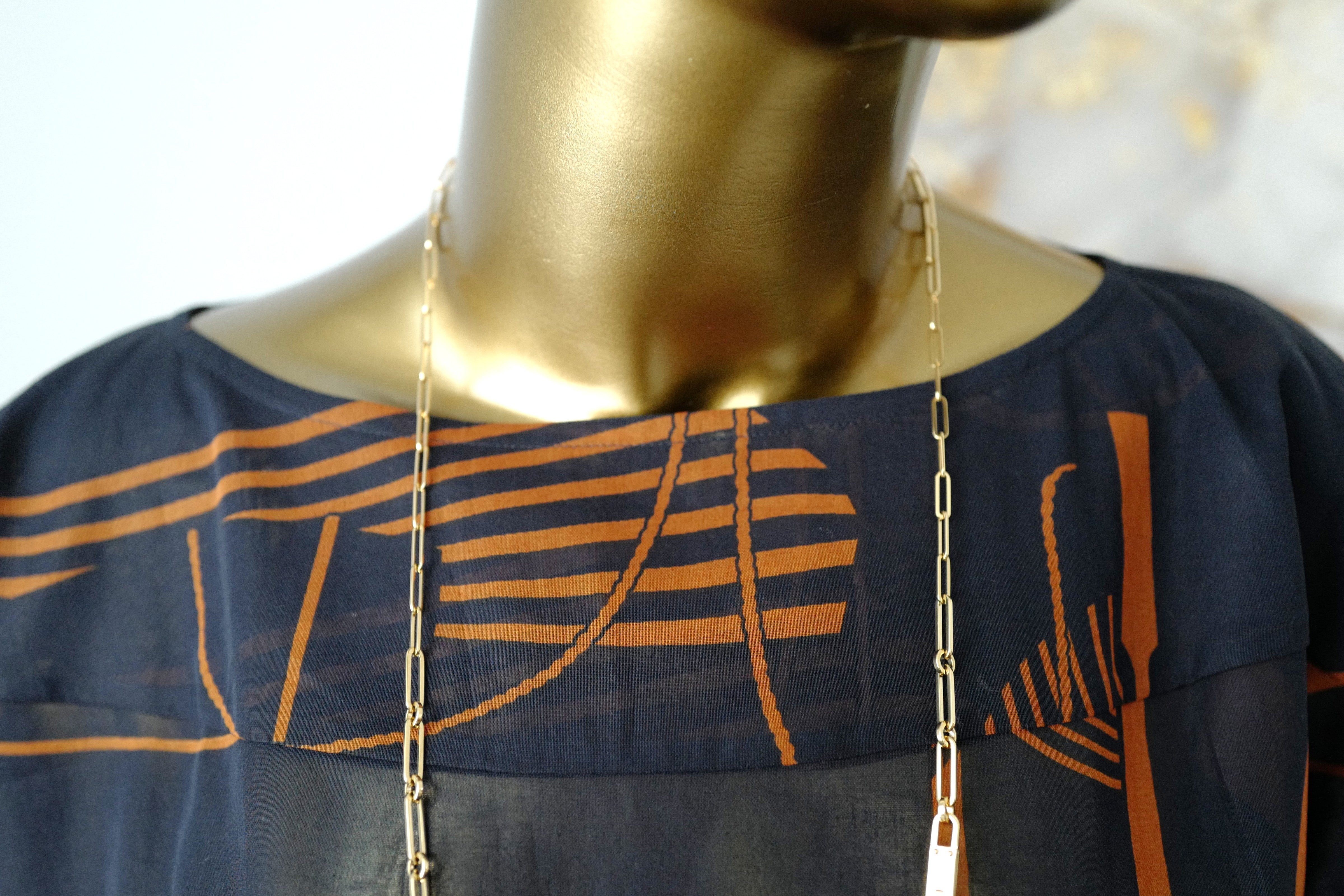 Brand New Hermès "Thalassa Tattoo" Beach Tunic in Bleu Gabier Size 34