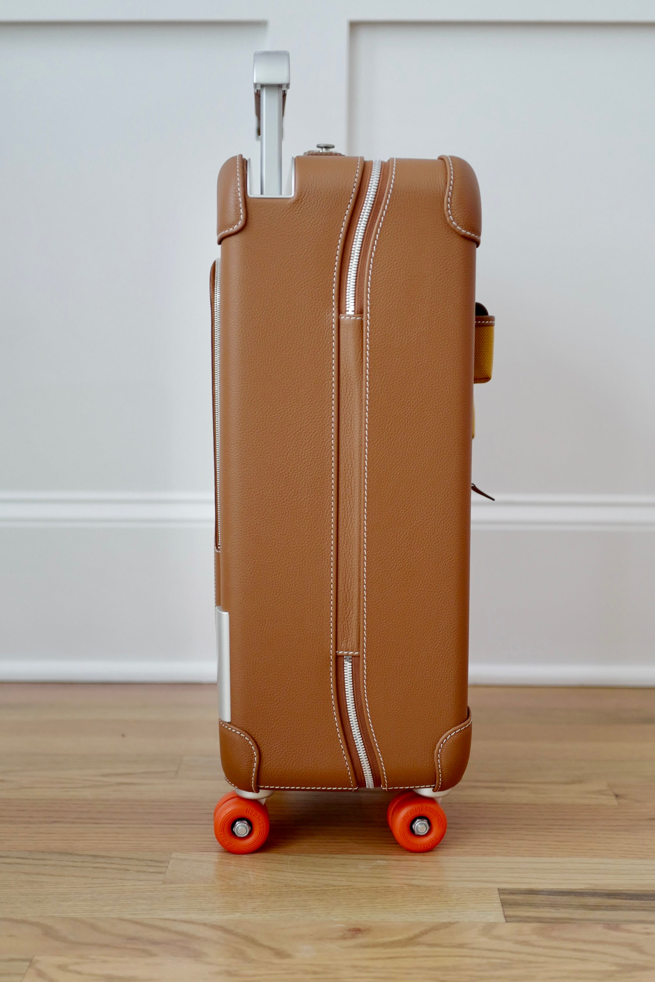 BNIB Hermès RMS Cargo Carry On Cabine Suitcase – Dessert/Fauve 2025 $24K