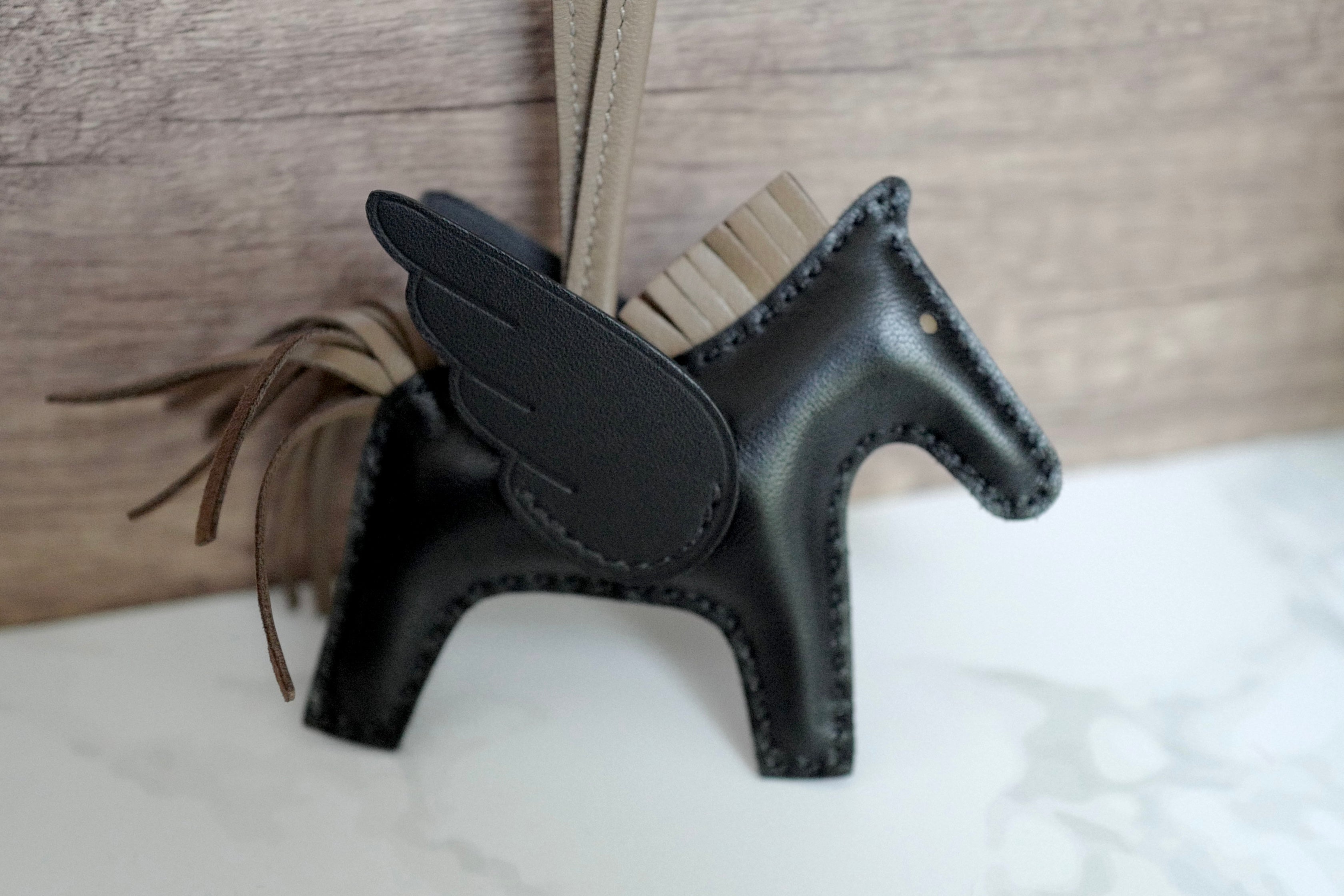 BNIB Hermes Rodeo Pegase PM Milo Swift Noir/Etoupe/Noir