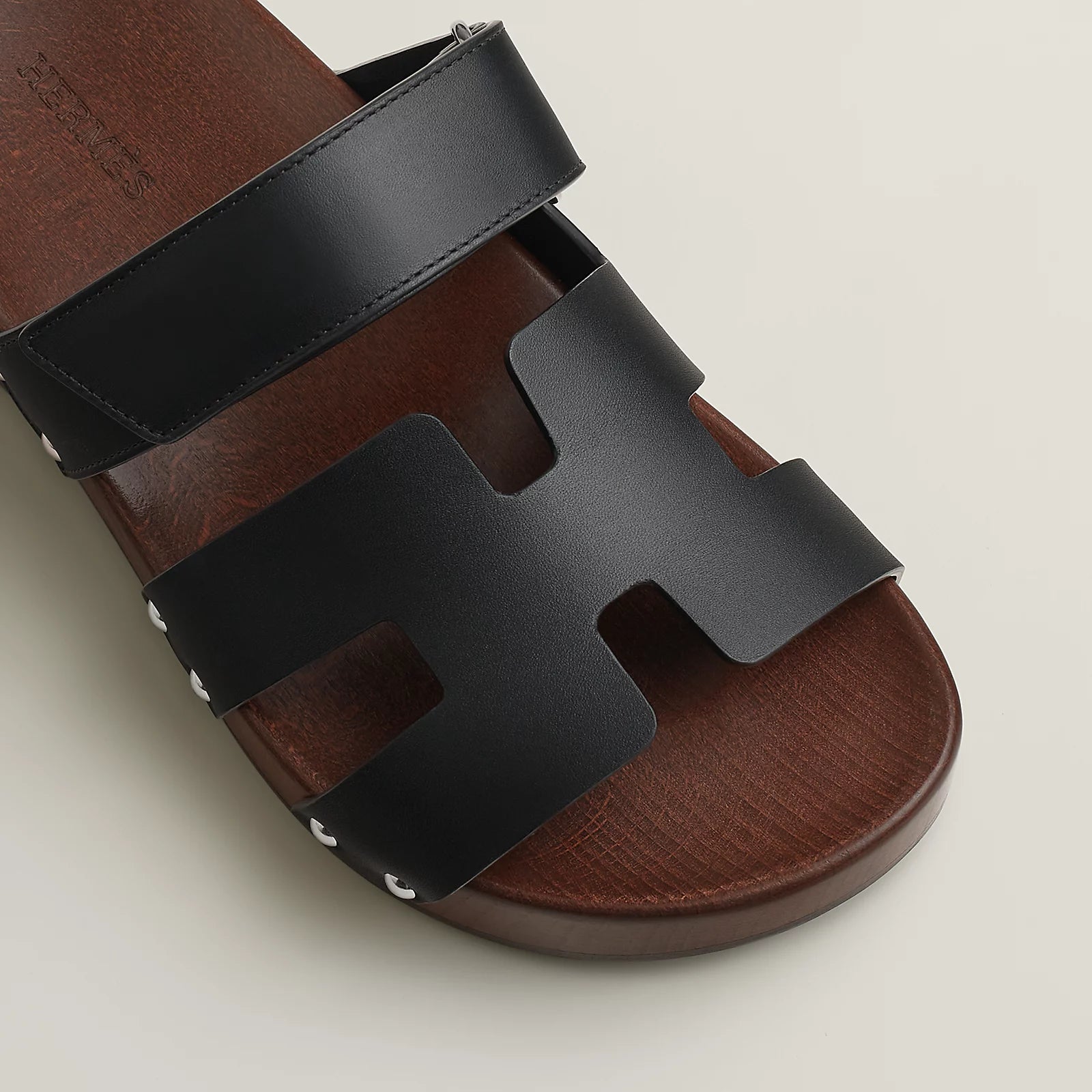 BNIB HERMÈS Kos Veau Women's Clog Noir - Size 38