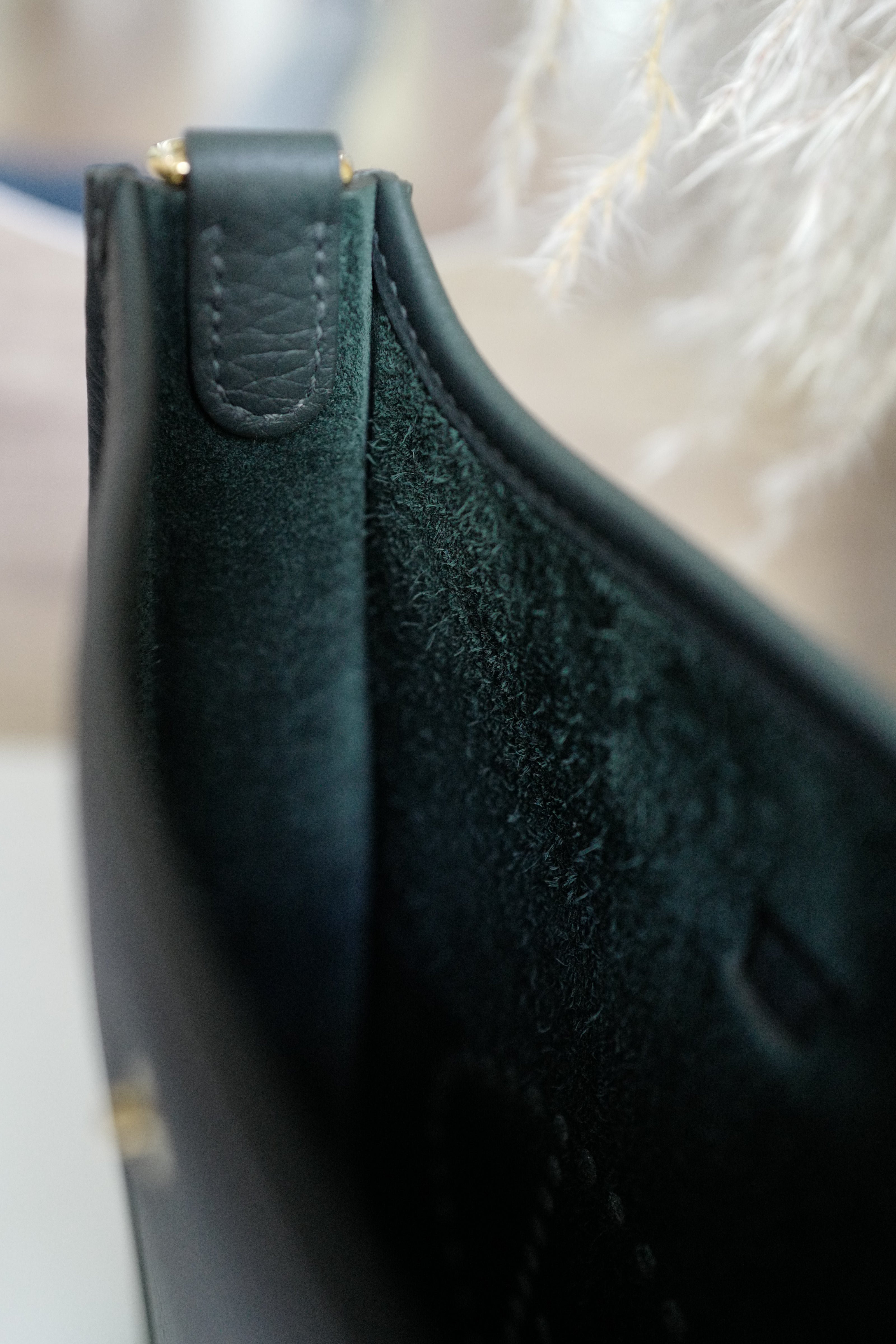 BNIB Hermes Mini Evelyne 16 Amazone Vert Mangrove ghw