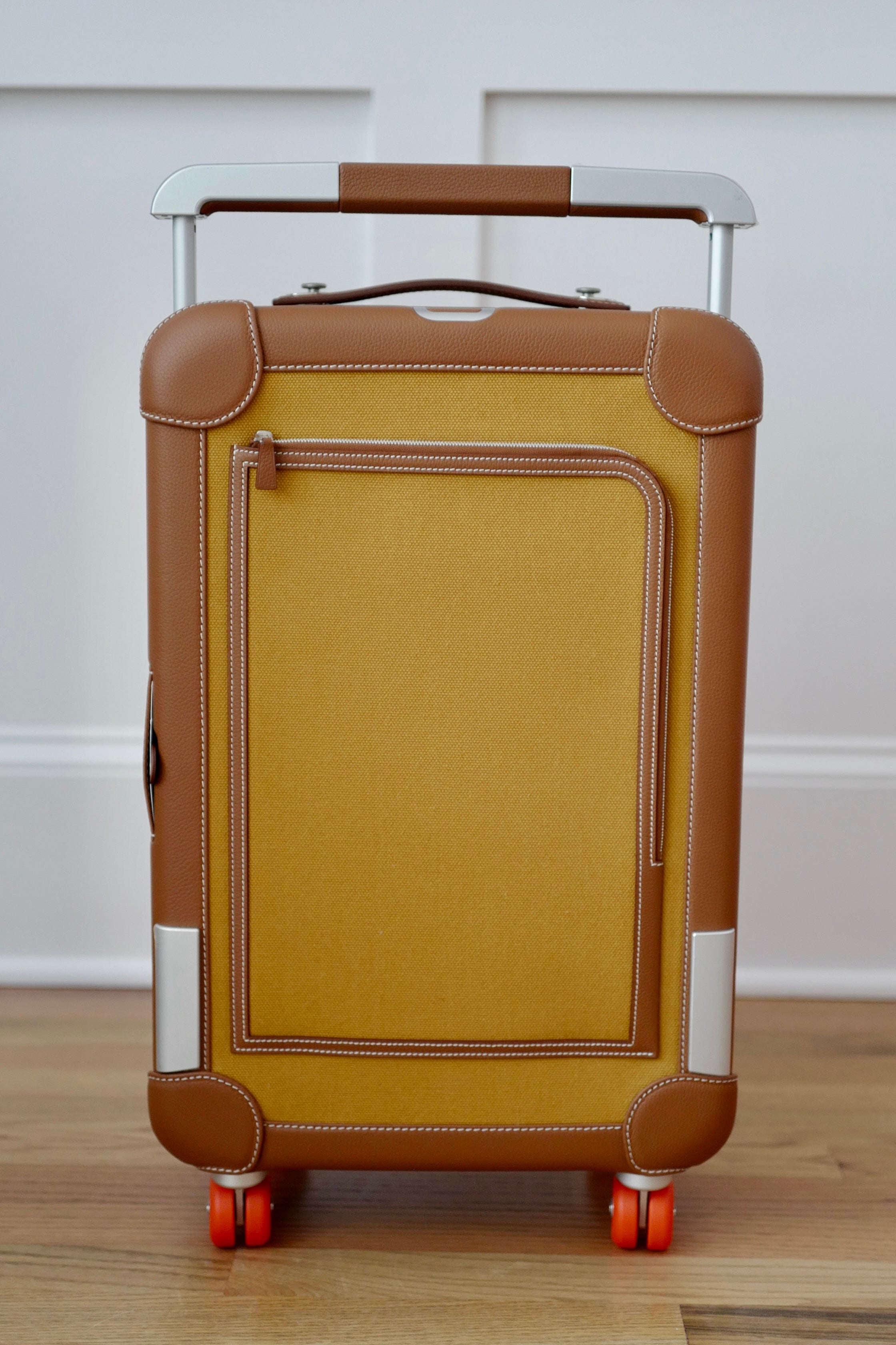 BNIB Hermès RMS Cargo Carry On Cabine Suitcase – Dessert/Fauve 2025 $24K