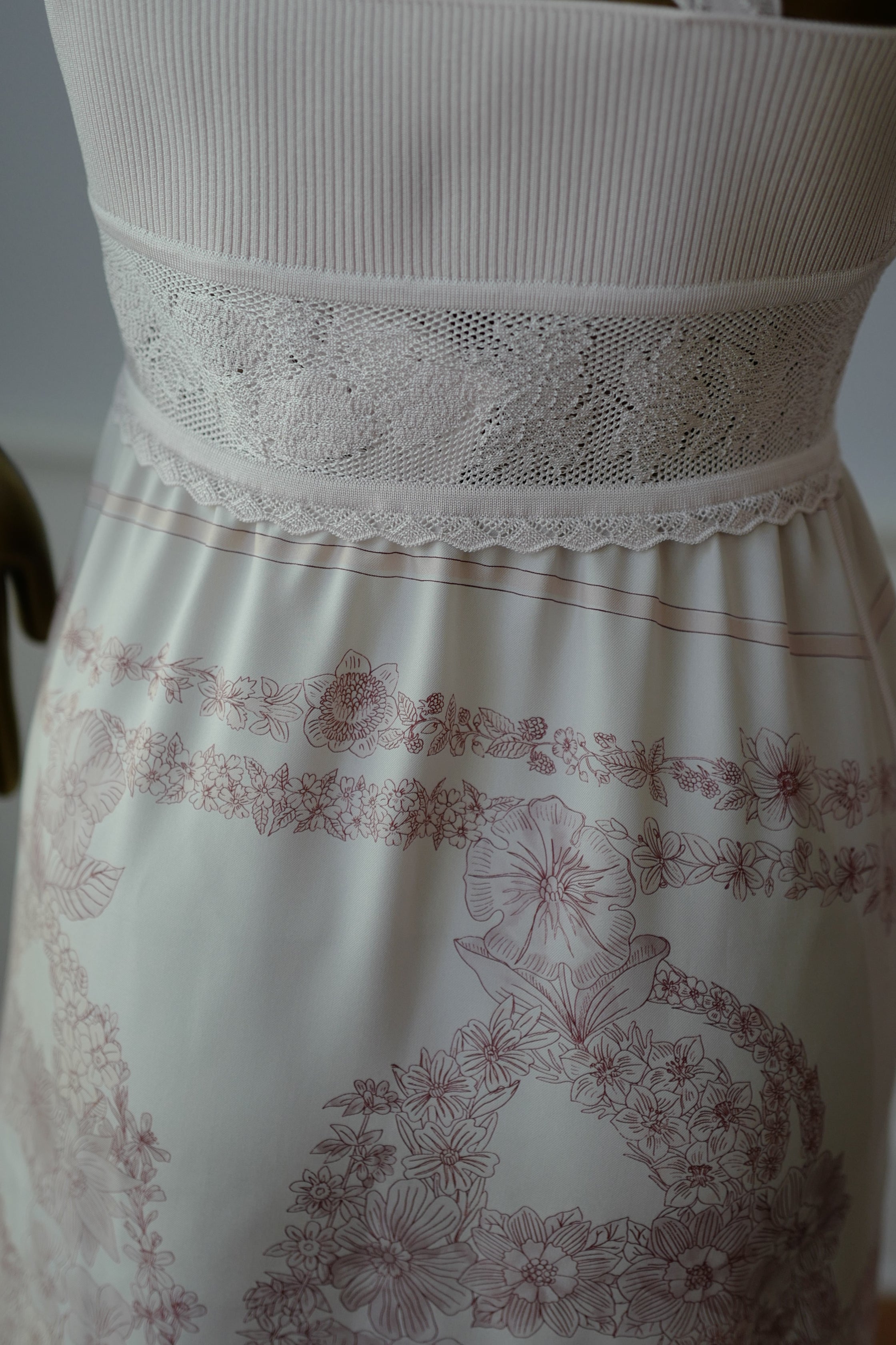 NEW Hermes “Brides de Gala en Fleurs” inspi Twillaine Silk Dress size 36