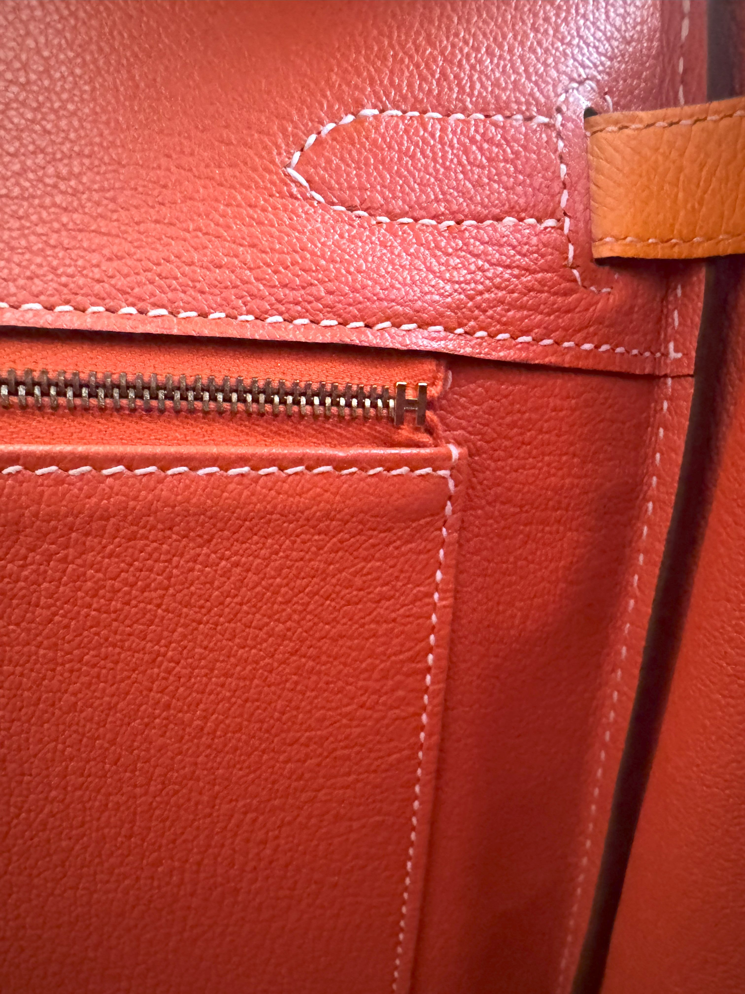 Hermès Birkin 30 Jaune d'Or Epsom Leather Candy Edition Orange Inside & Gold HW