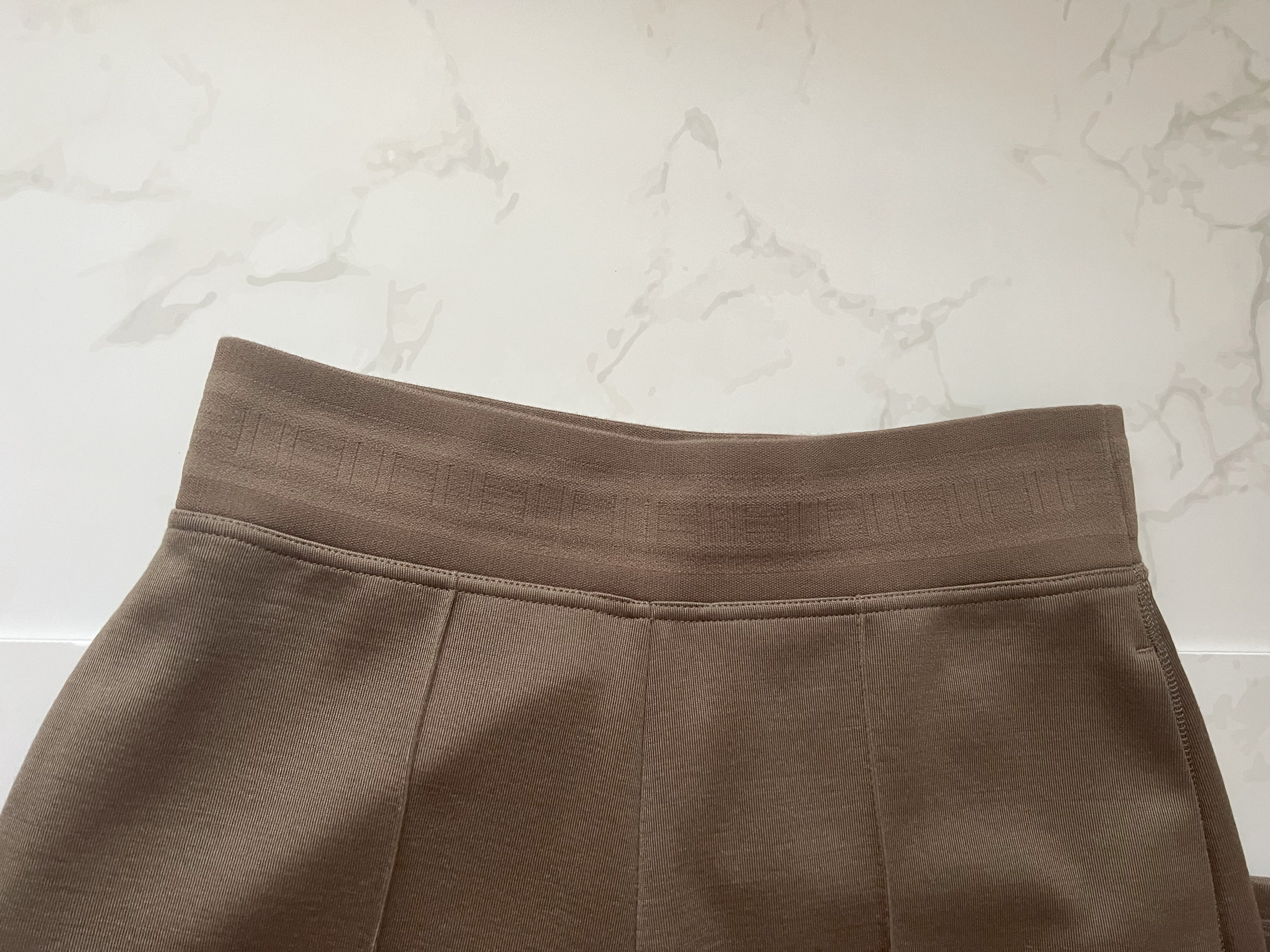 Hermes Pantalon Fluide Flowy Pants Gris Etoupe Size 34 NEW SS24