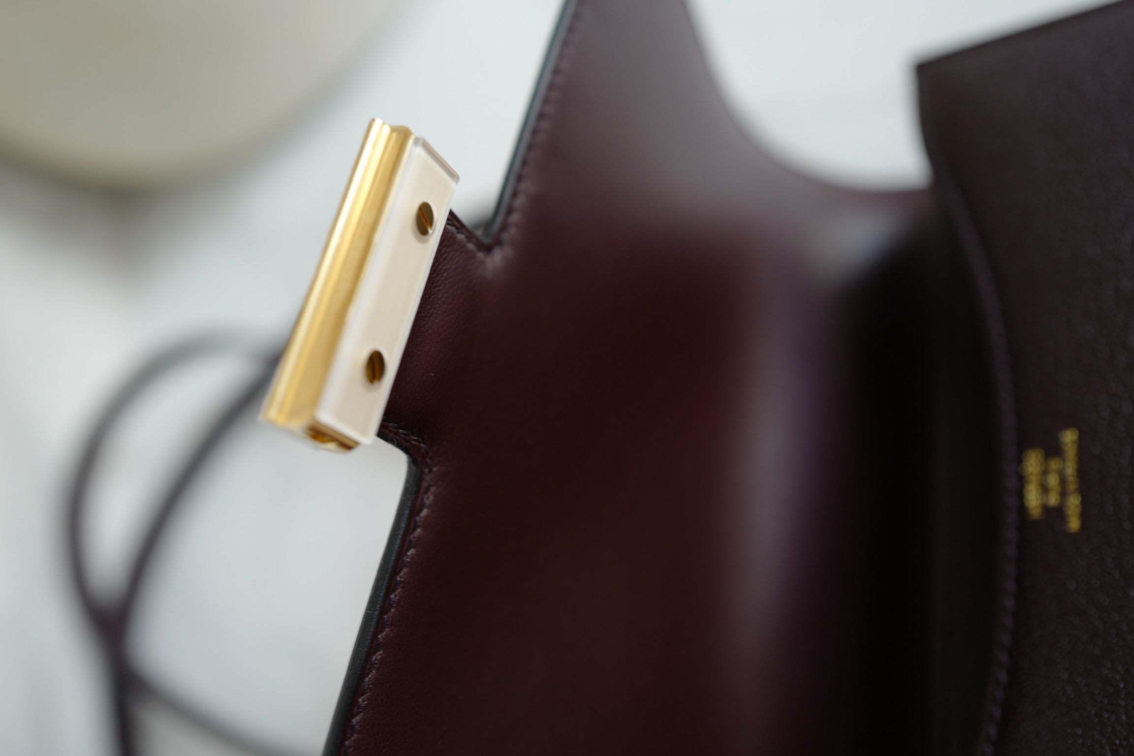BNIB Hermes Mini Constance 18 Rouge Sellier Chevre leather with gold HW W 2025