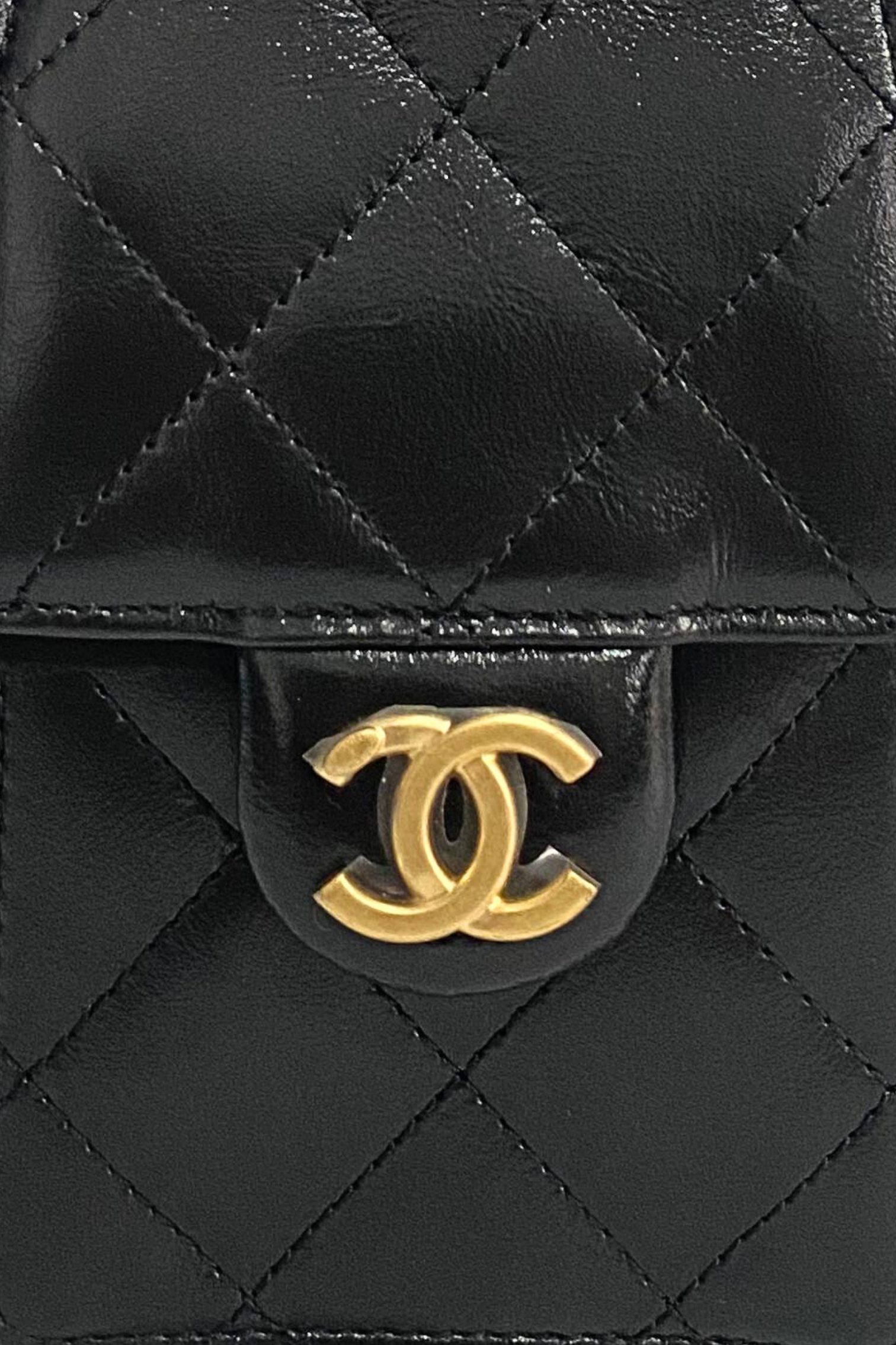 CHANEL 26C Black Mini Lambskin Bag with Mixed Hardware