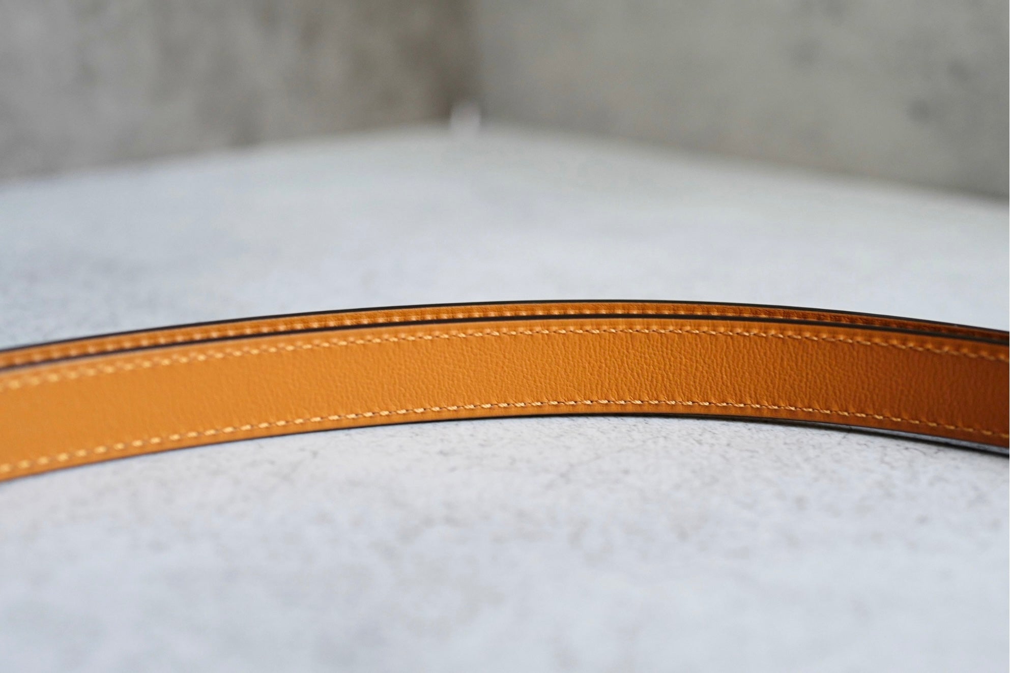 Hermes Kelly Splas'H 18 Belt Mordore Hunter Leather