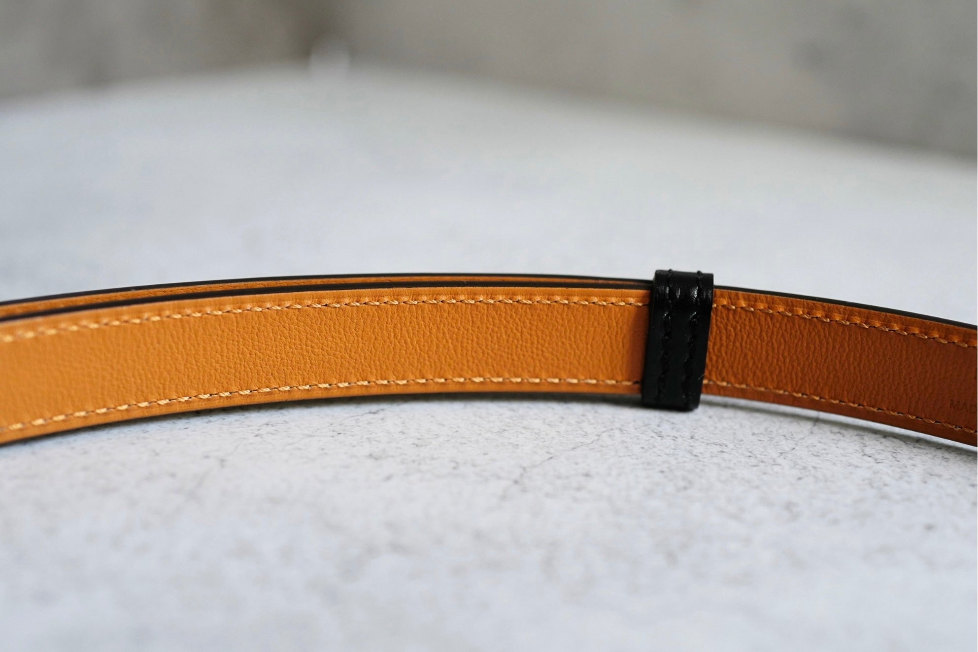 Hermes Kelly Splas'H 18 Belt Mordore Hunter Leather