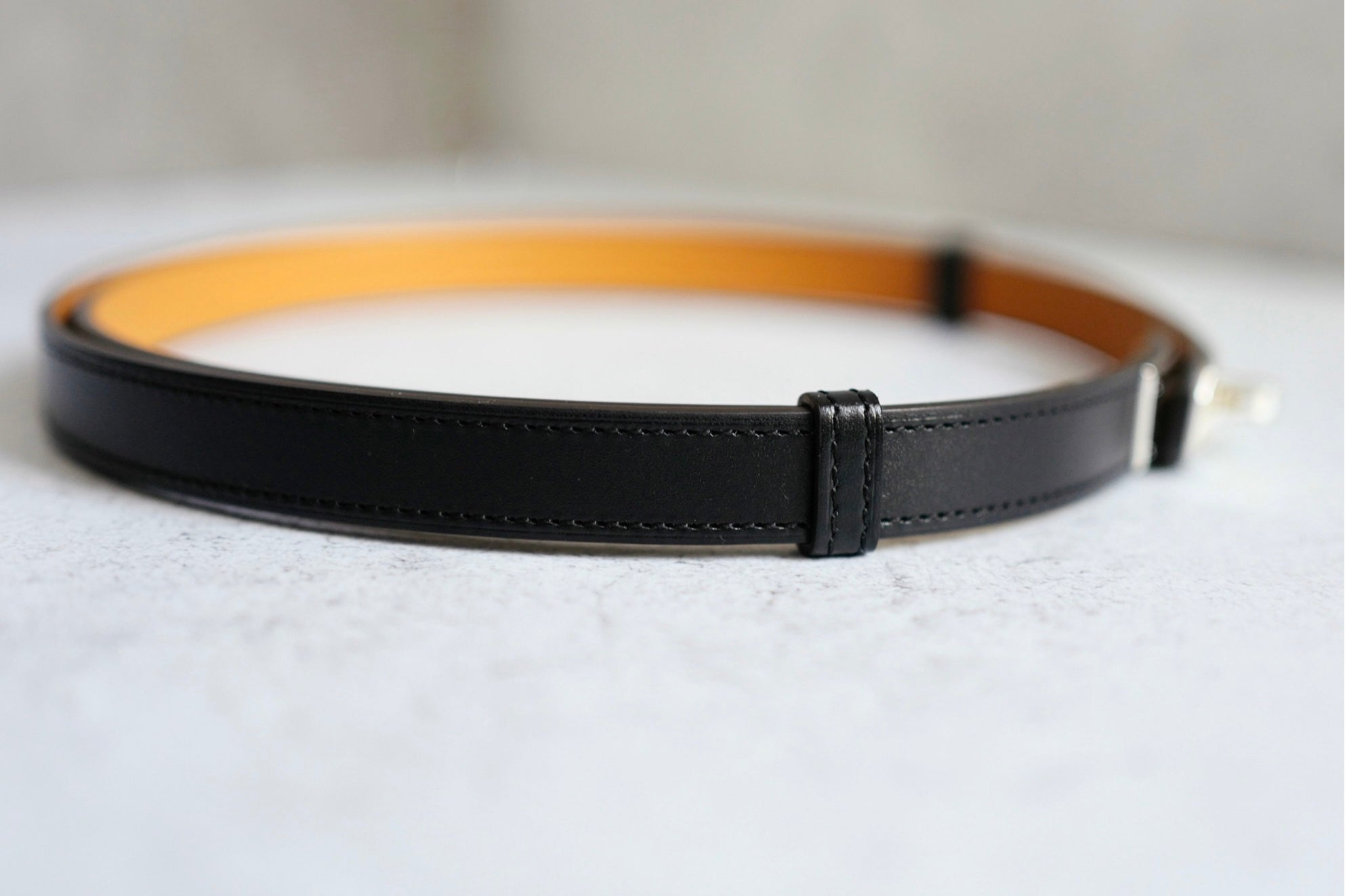 Hermes Kelly Splas'H 18 Belt Mordore Hunter Leather