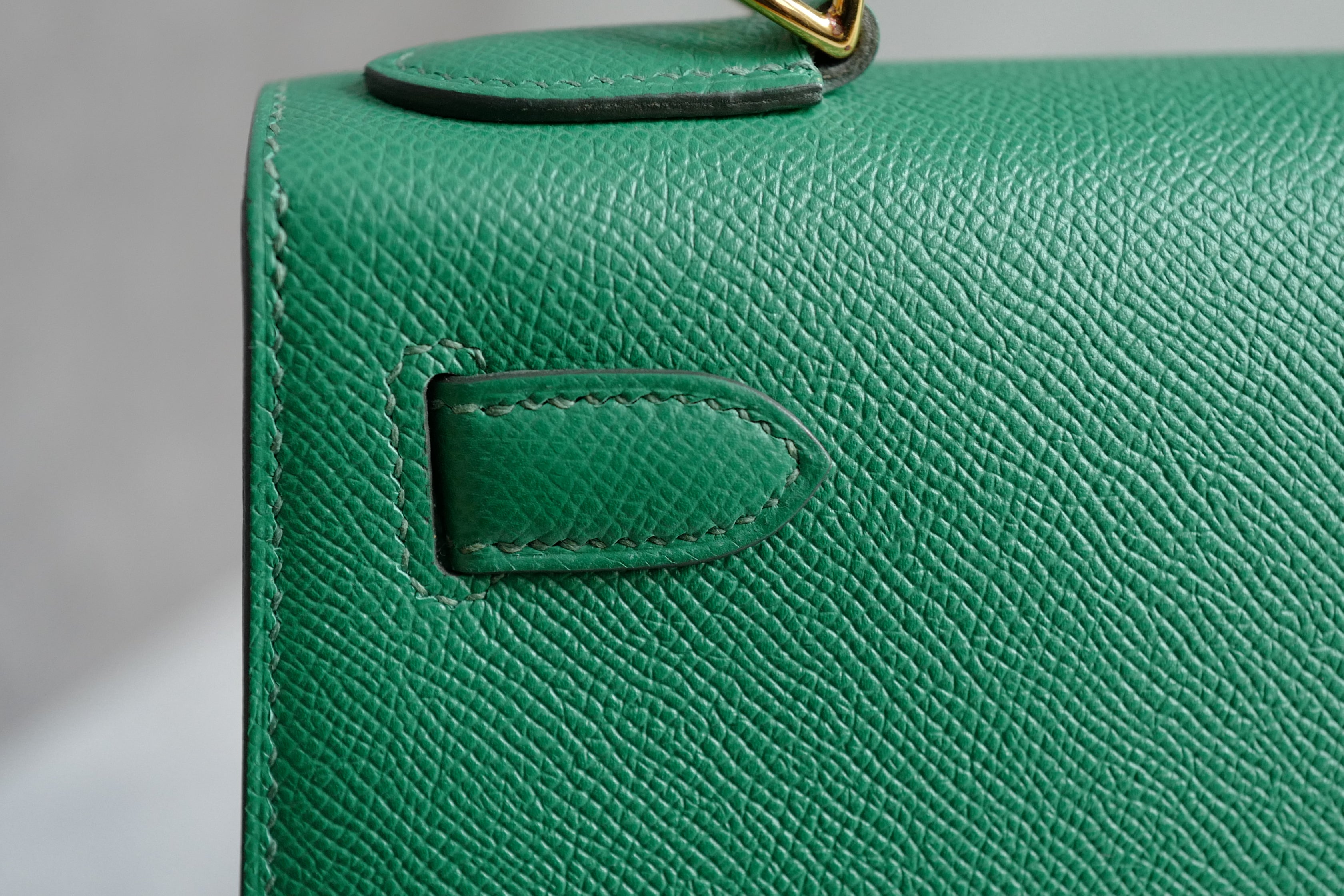 Hermes Kelly 28 Bamboo Epsom Sellier Goldware C Stamp 2018