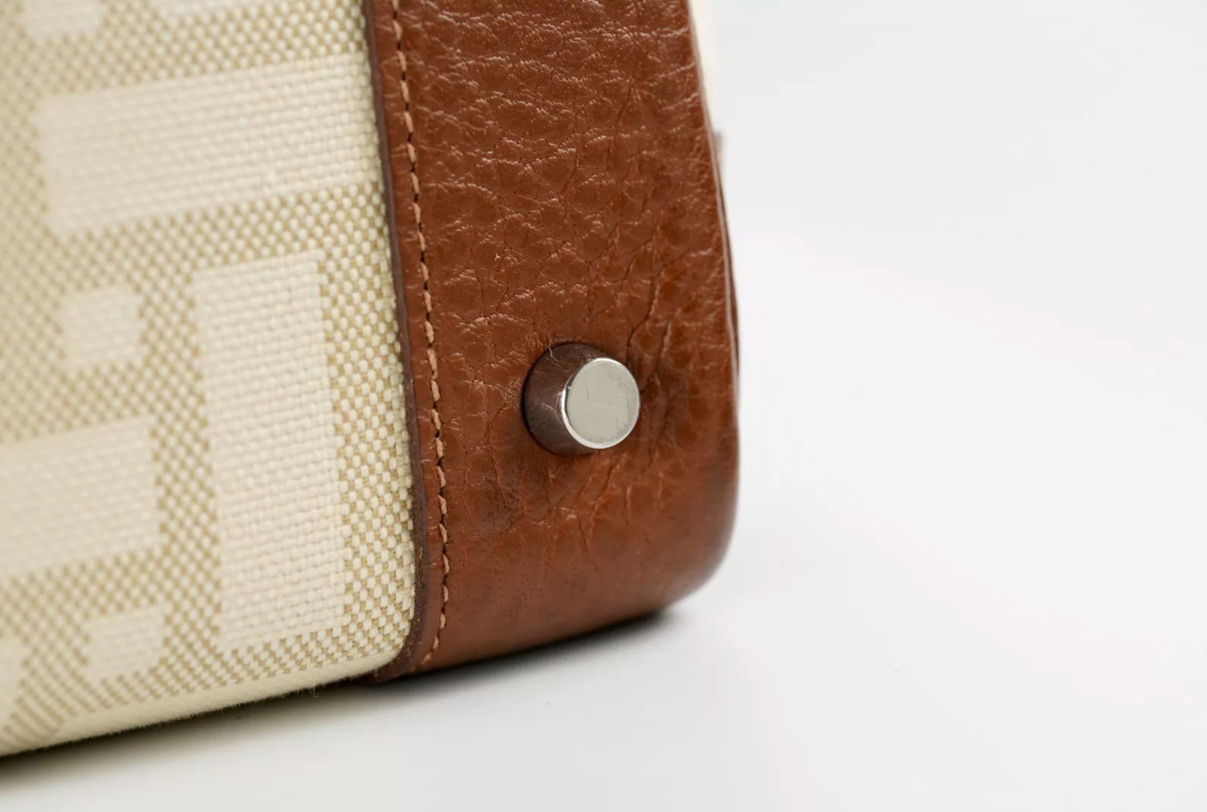 Hermes Birkin 35 Mosaic Special Limited Edition Creme Tan Brown- Preowned