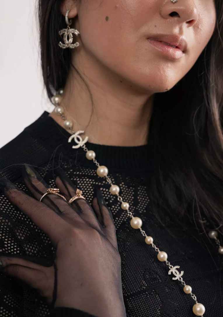 NEW Hermes Bague Double Kelly Cadenas Ring RoseGold Diamonds Size 52 $17K Retail