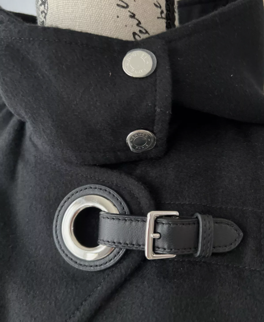 BNIB Hermes Double Cashmere Cardigan/Short dress in Noir size 34 $8K Retail