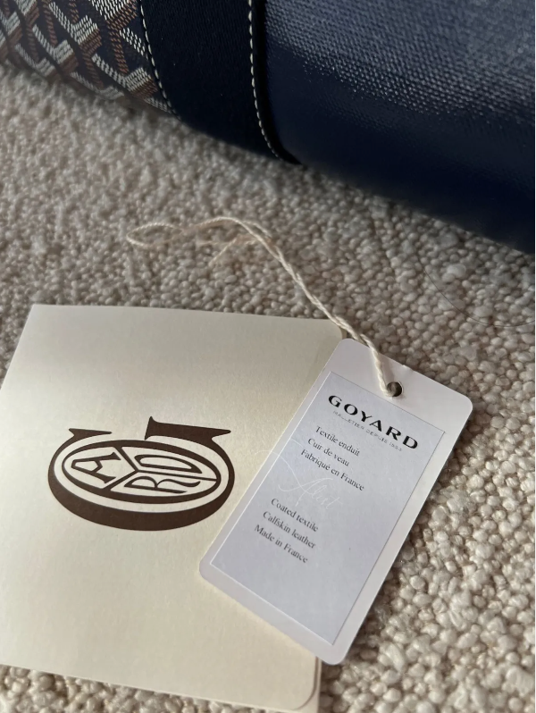 NEW Goyard Villette Tote Bag MM In Navy Blue Travel Bag