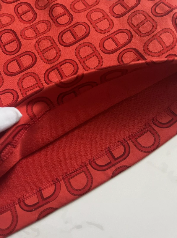 BNIB Hermes Mini Skirt Jupe Chaine D’ancre Rouge Ecarla Size 36