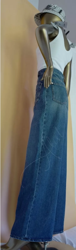 Chanel denim Jeans Pants CC Heart 24P Wide Leg SOLD OUT Size 36 BNIB