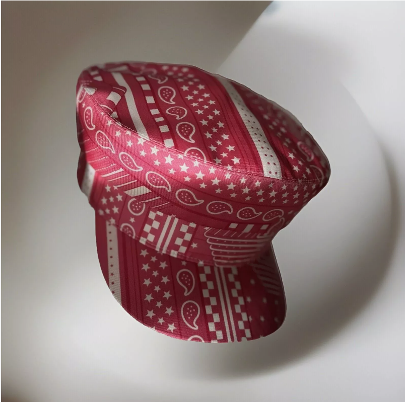 HERMES エルメス フラワー 花 蝶 バタフライ 帽子 シルク ピンク HERMES エルメス フラワー 花 蝶 バタフライ 帽子 シルク ピンク