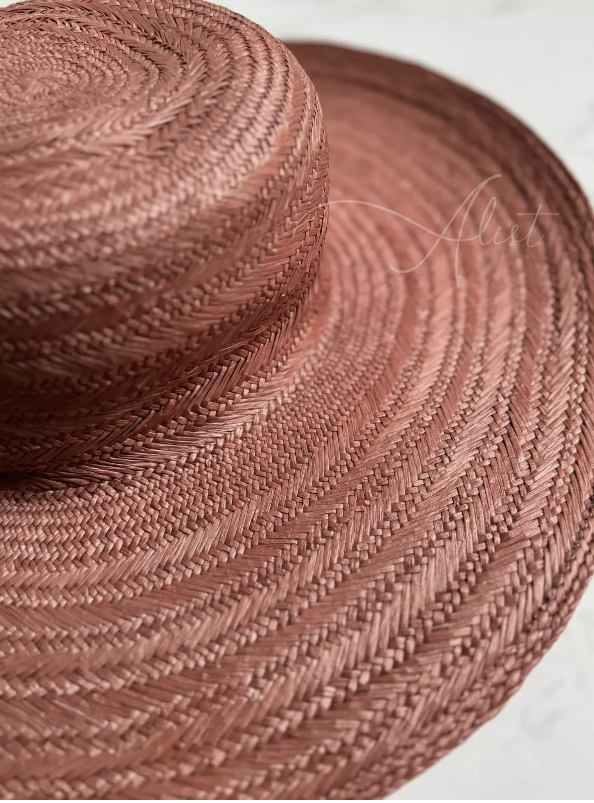 Brand New Loro Piana Akemi Hat in Magnolia Blossom Pink Small Size