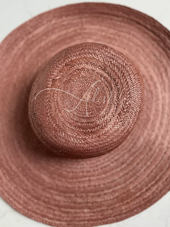 Brand New Loro Piana Akemi Hat in Magnolia Blossom Pink Small Size